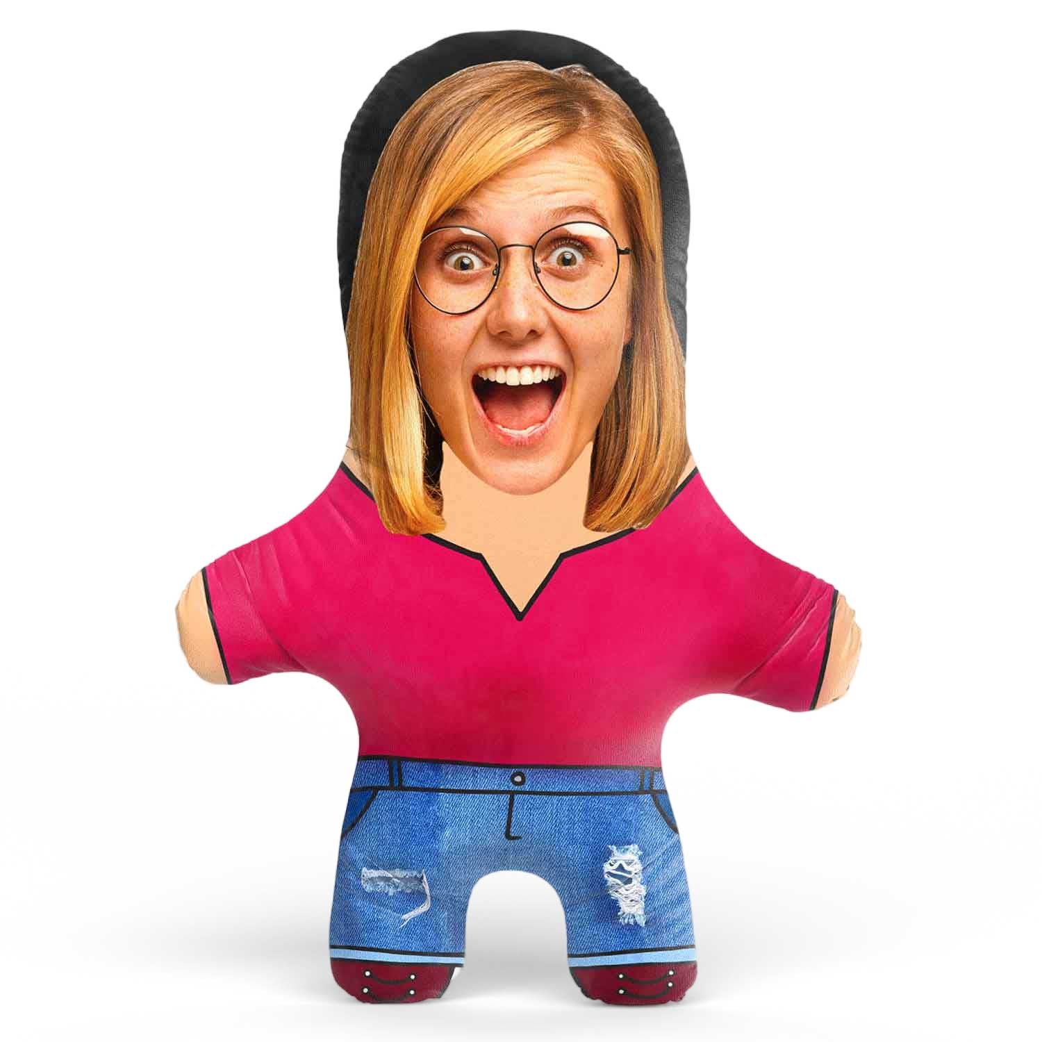 Girl Face Pillow Doll