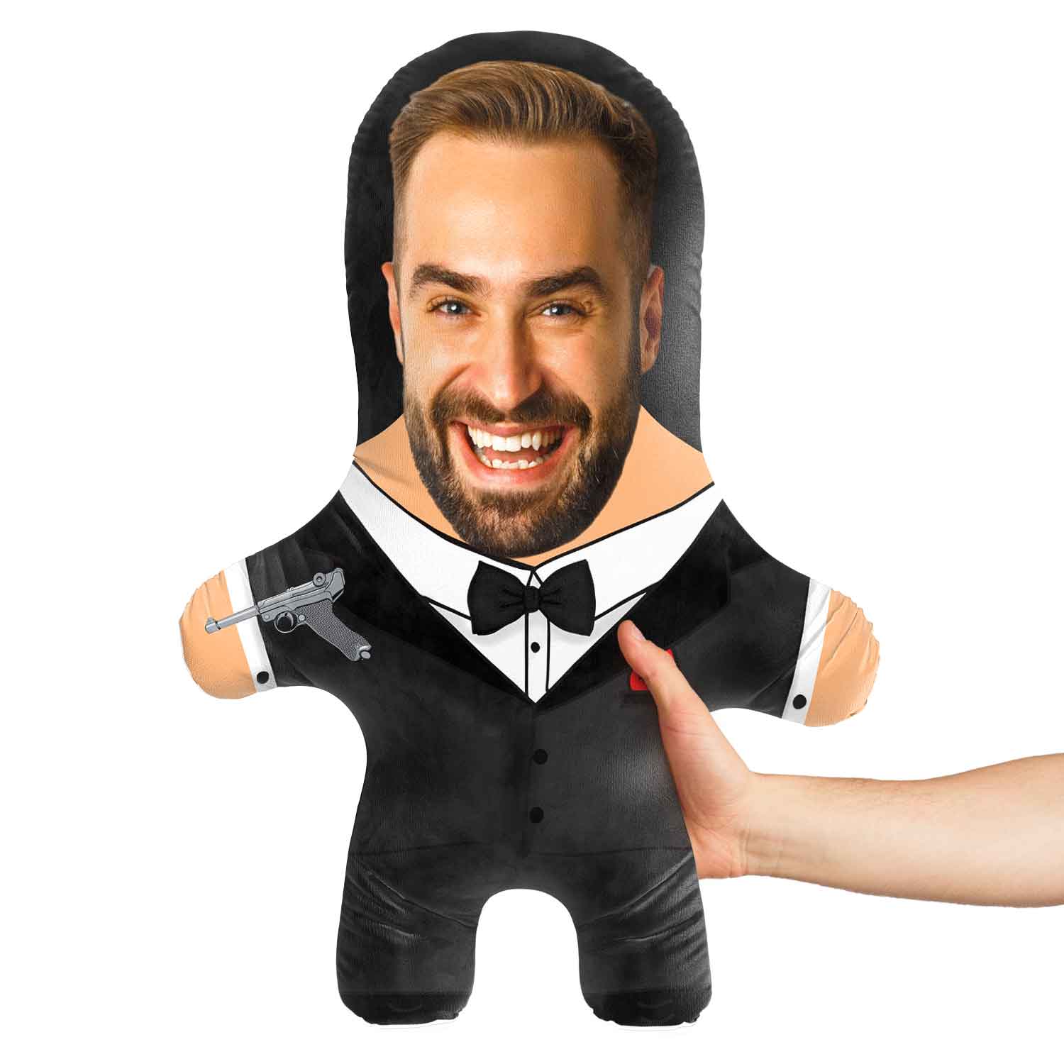 Bond Face Pillow Doll