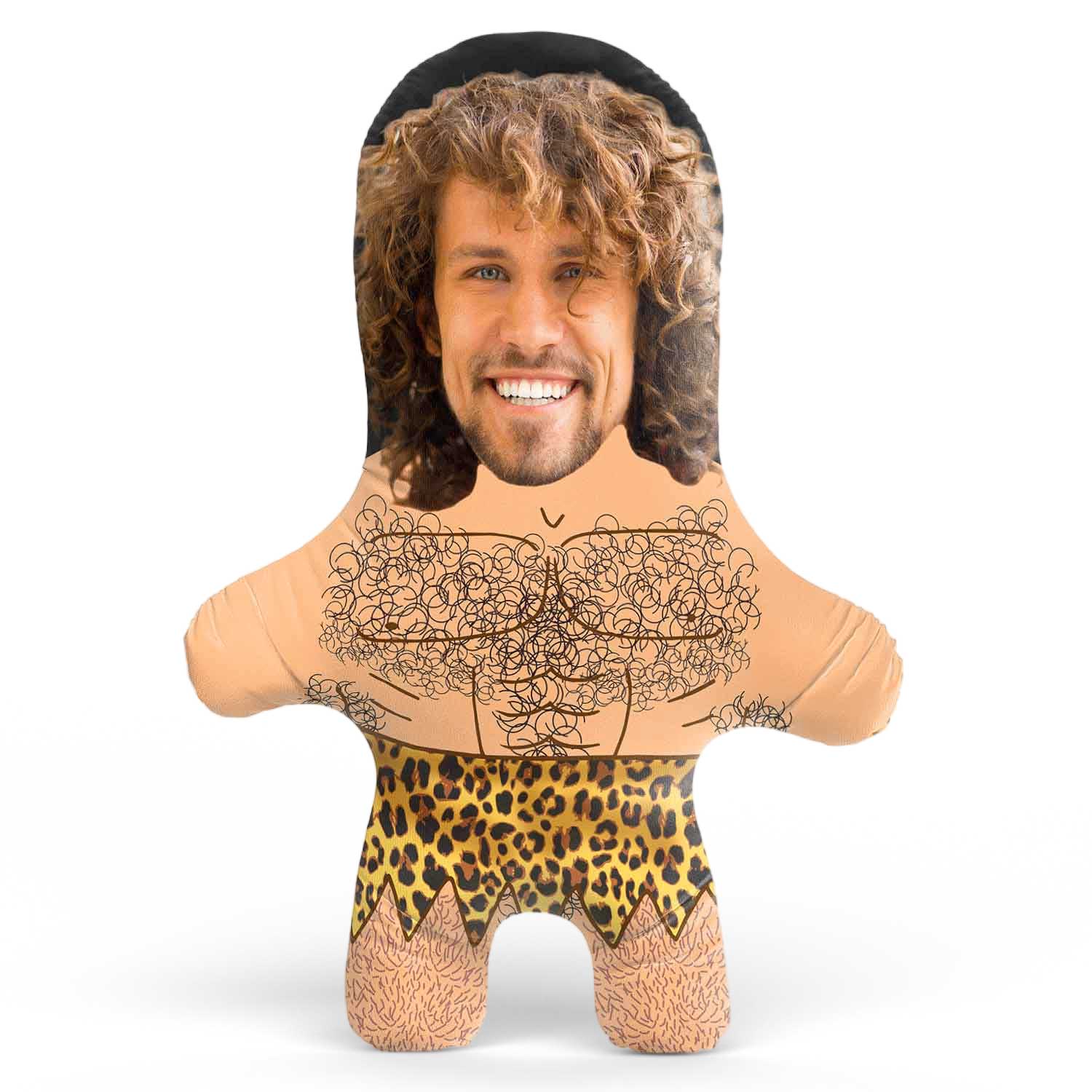 Caveman Face Pillow Doll