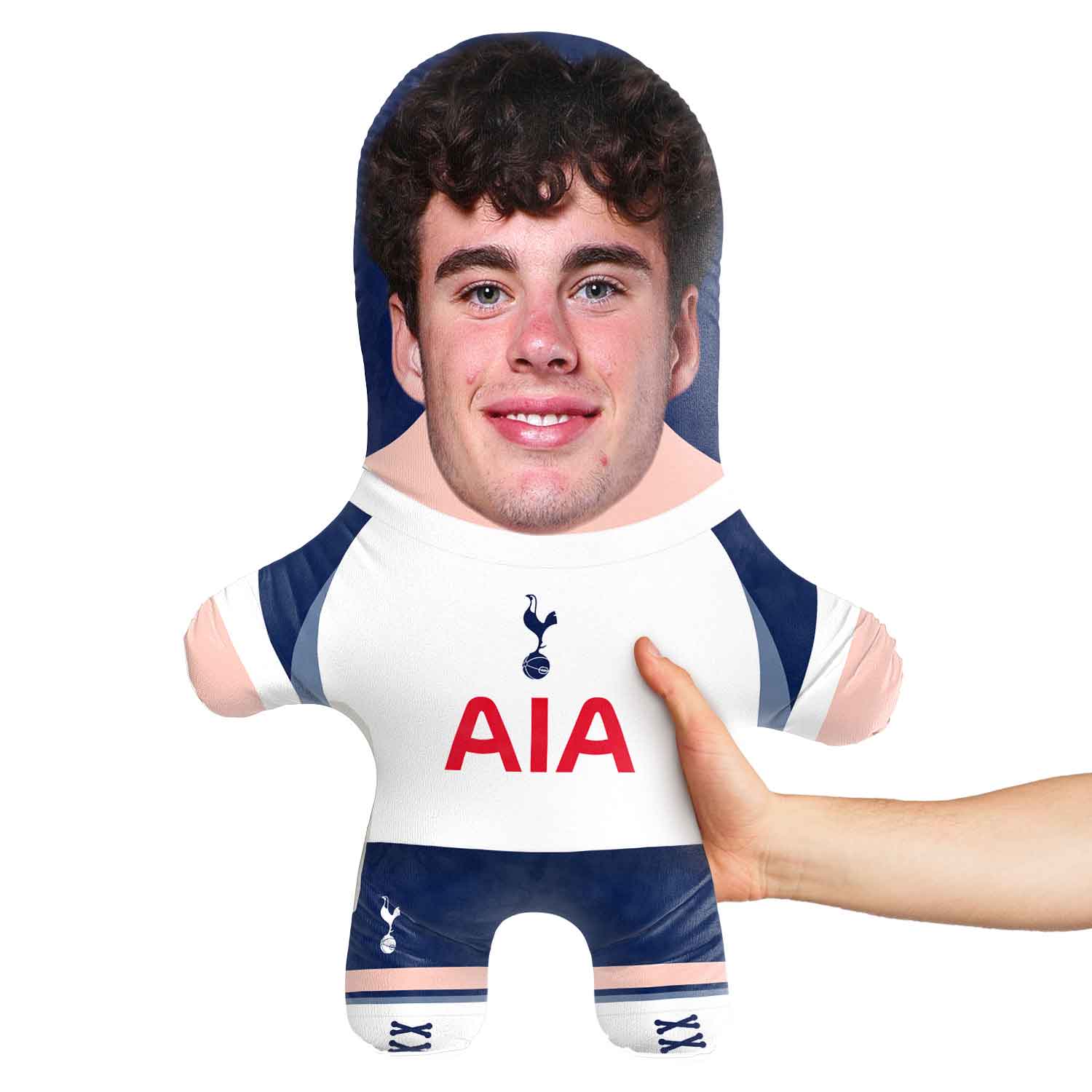 Archie Gray Face Pillow