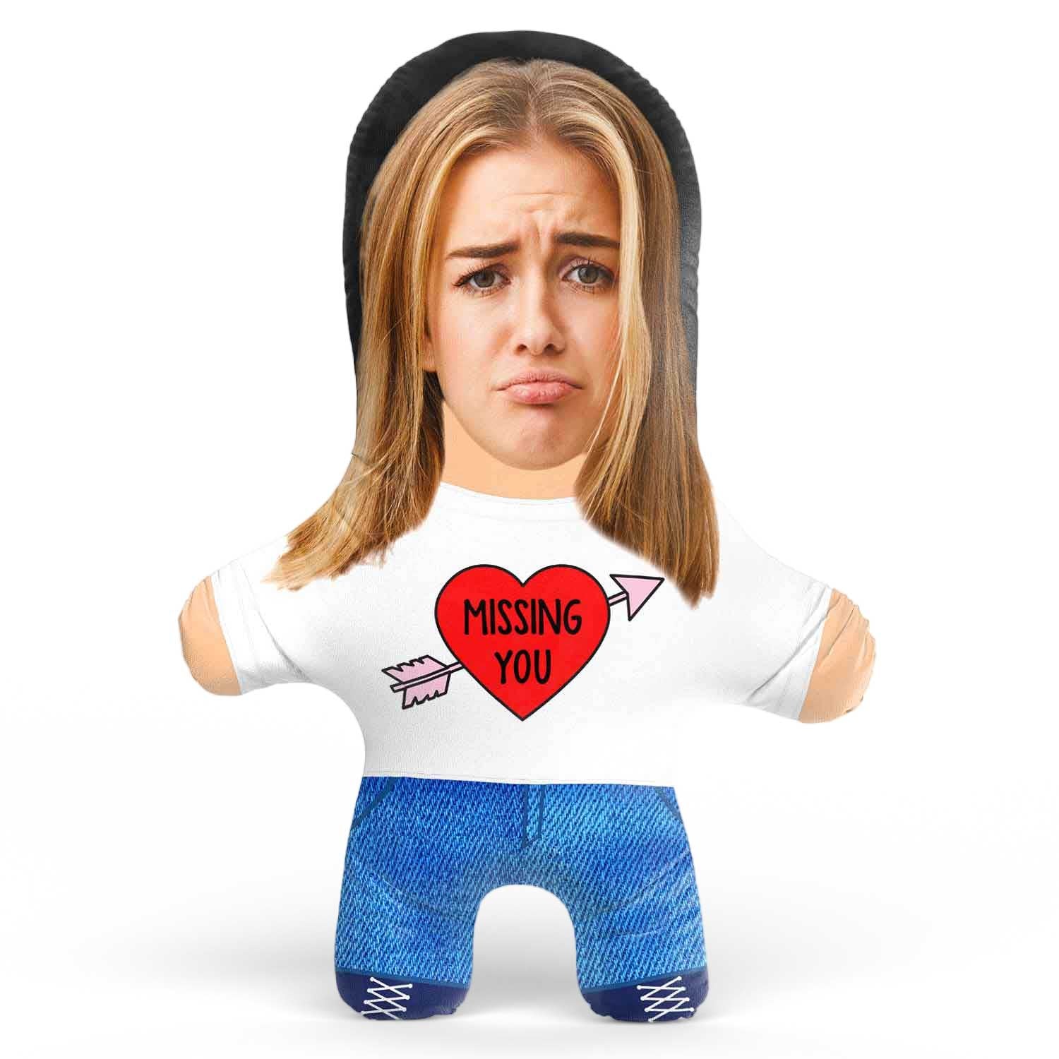 Missing You Face Pillow Doll