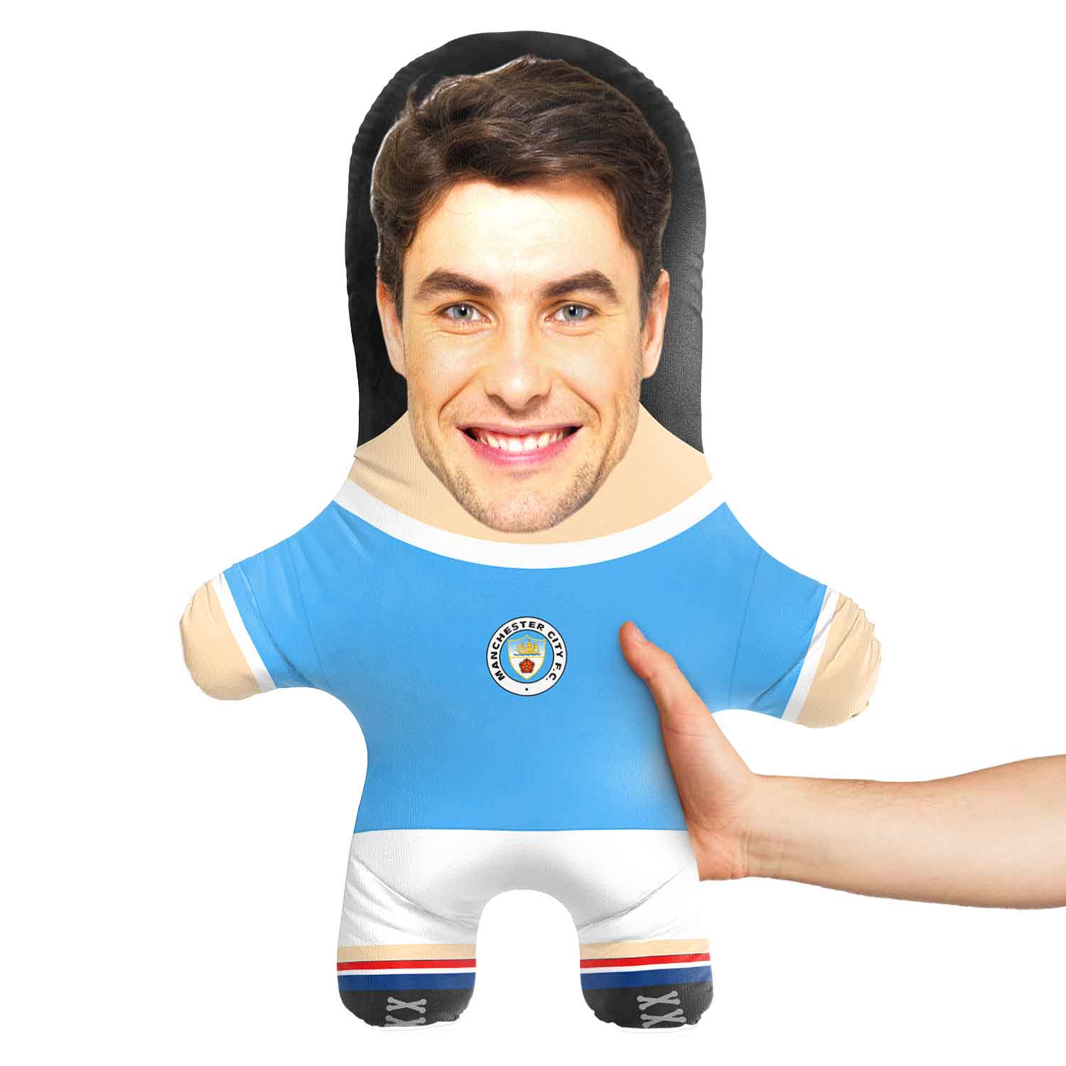 Man City 1972 Face Pillow