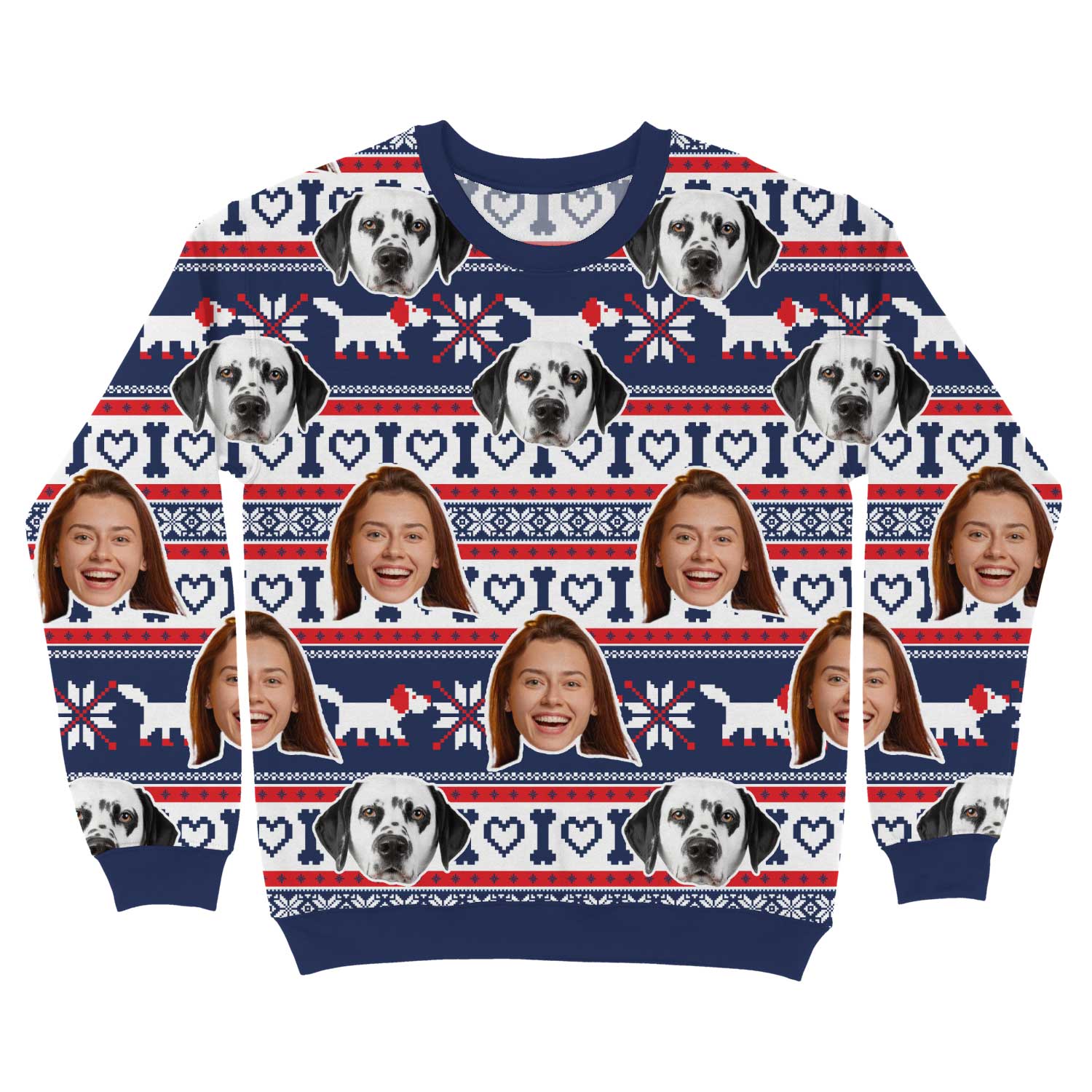You & Your Dog Personalised Christmas Jumper