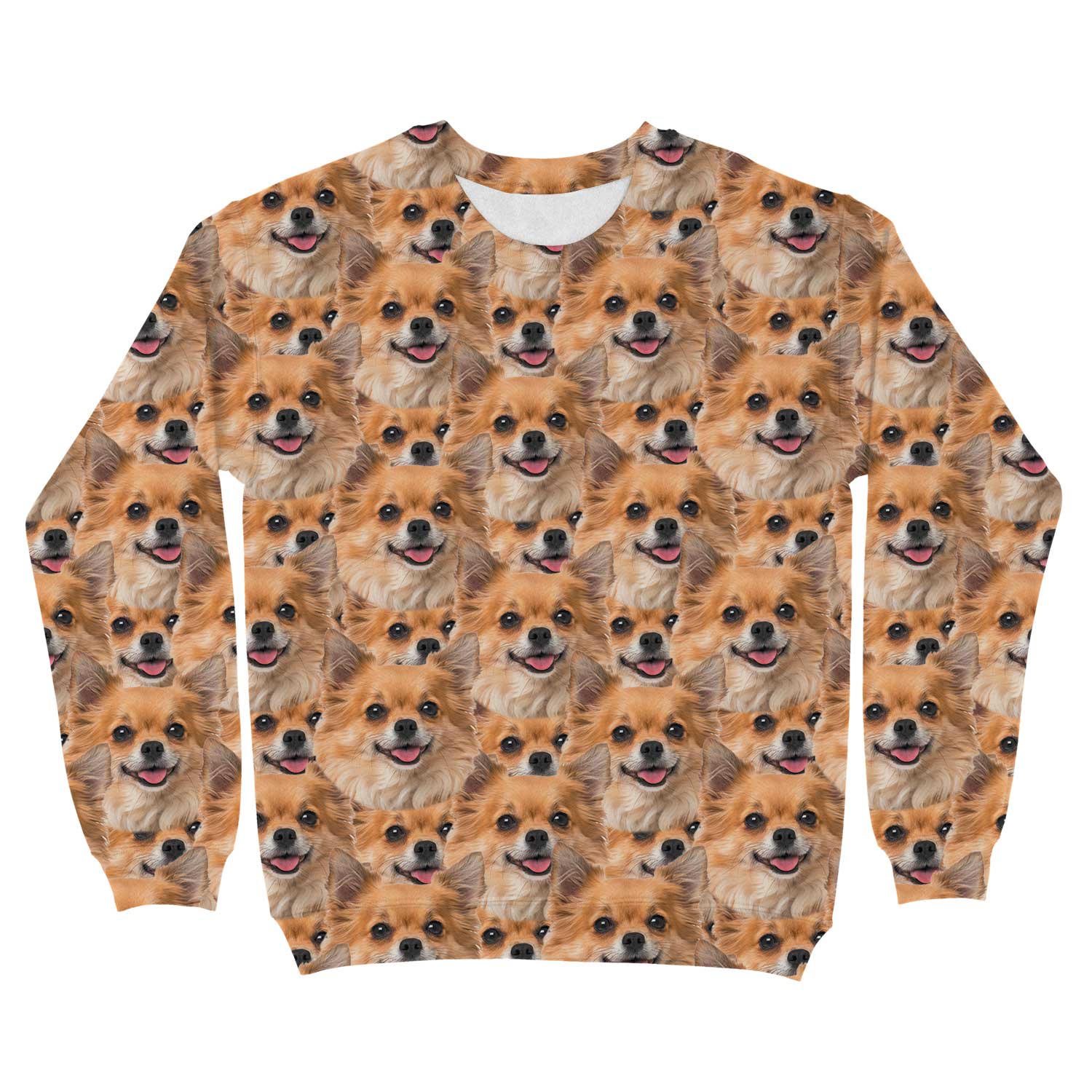 Dog Face Mash Personalised Sweatshirt