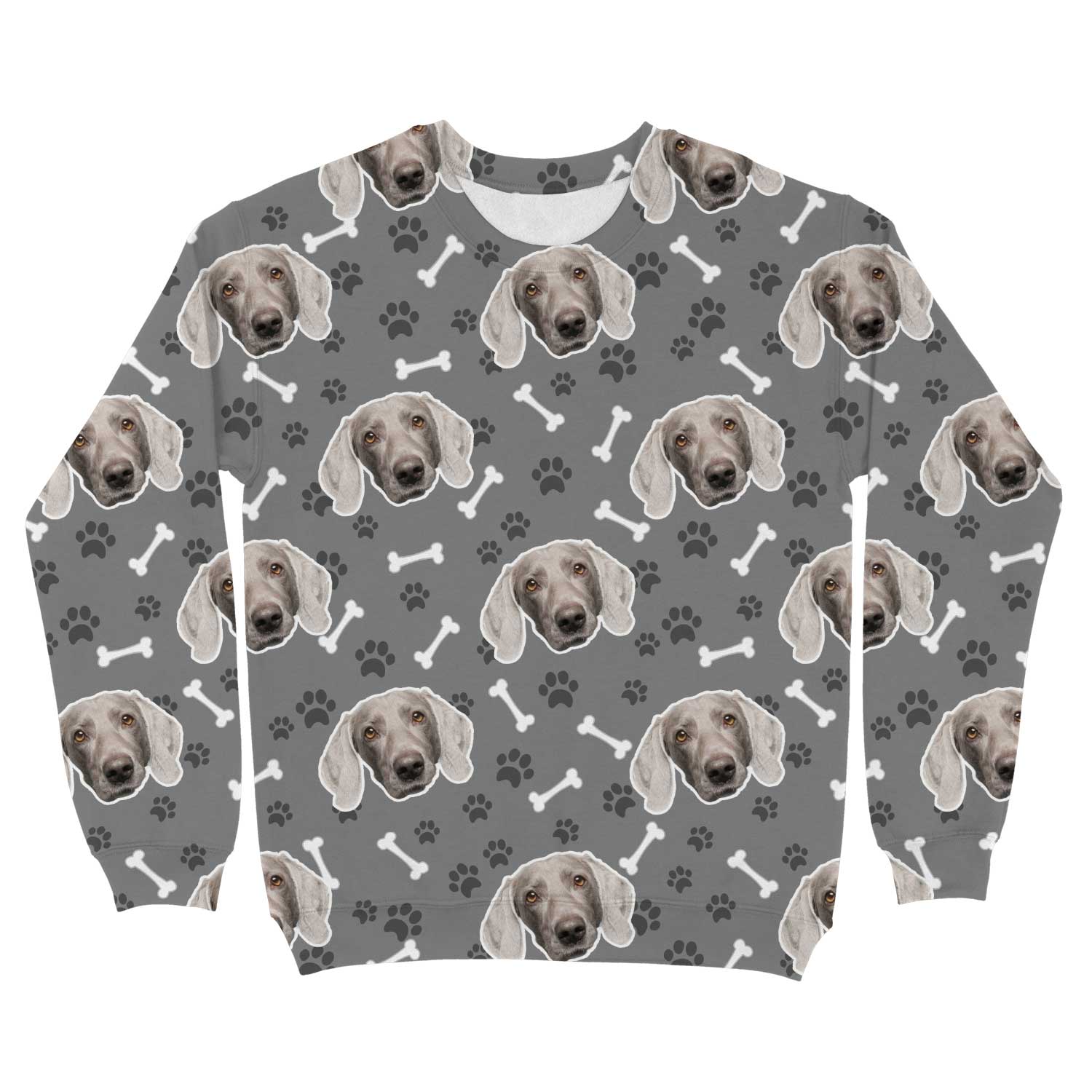 Dogsy pattern Personalised Sweatshirt