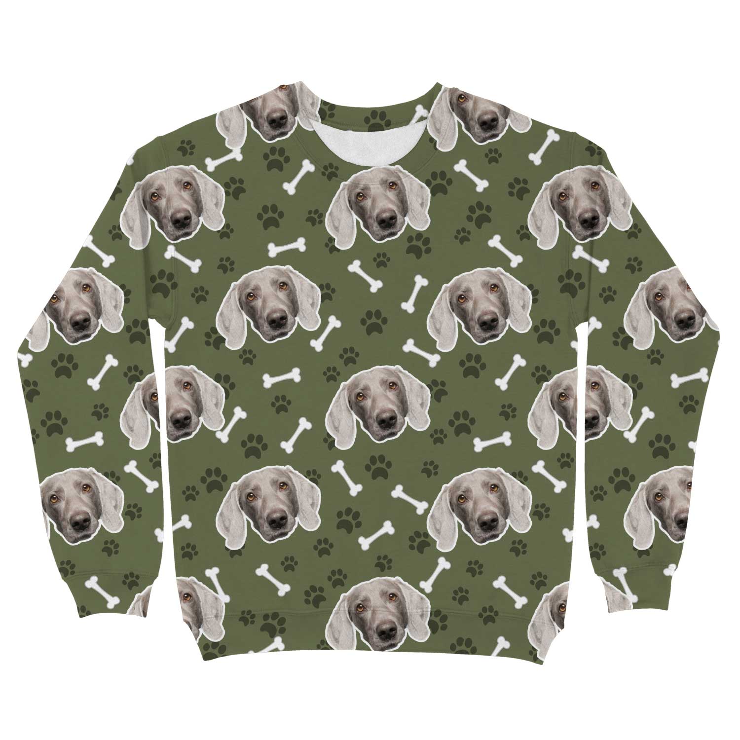 Dogsy Pattern Personalised Sweatshirt