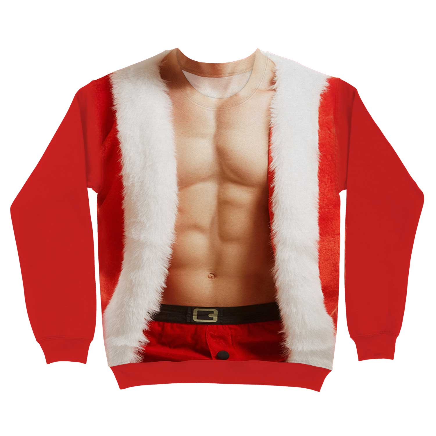 Sexy Santa Man Personalised Christmas Jumper