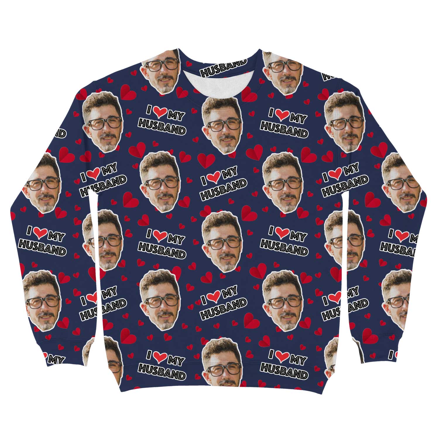 I Love My Husband Personalised Sweatshirt