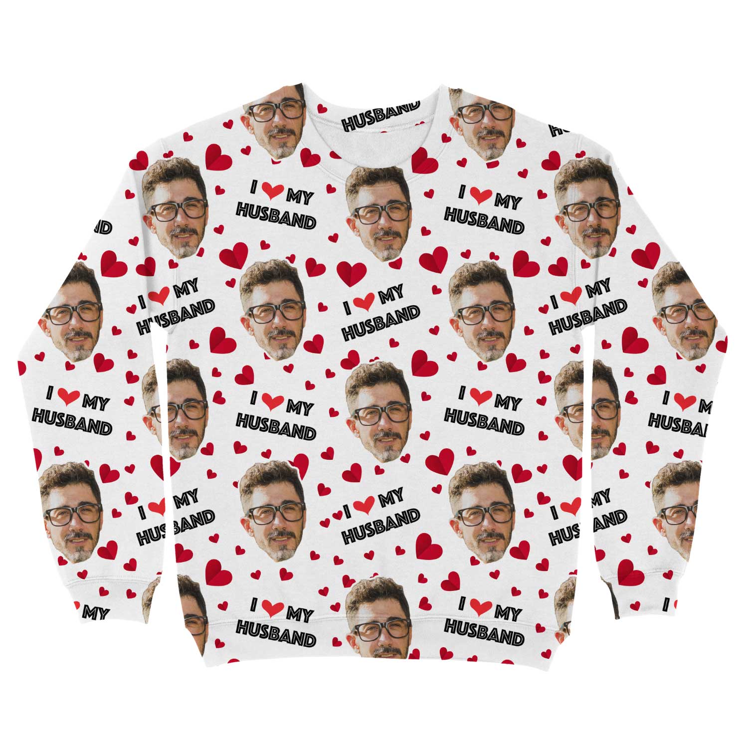 I Love My Husband Personalised Sweatshirt