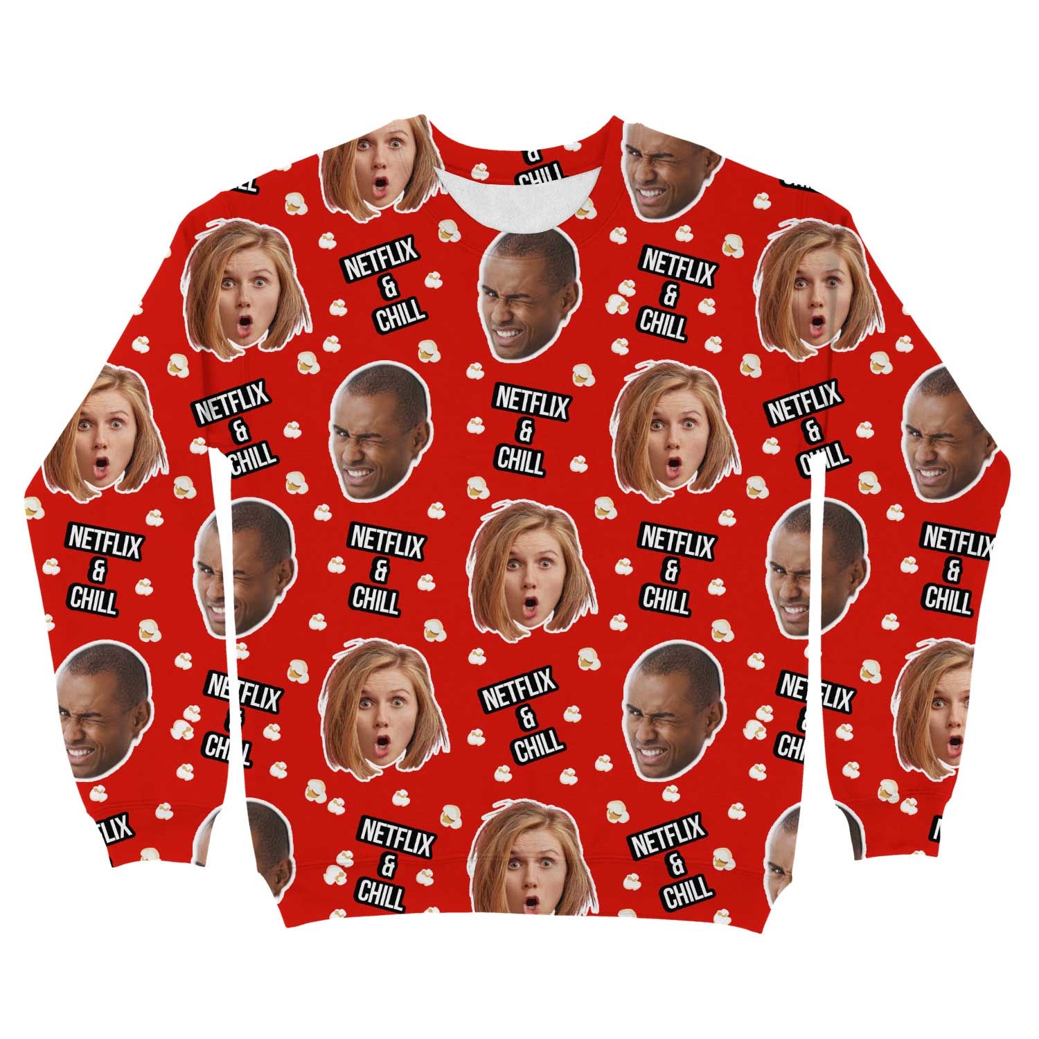 Netflix & Chill Personalised Sweatshirt