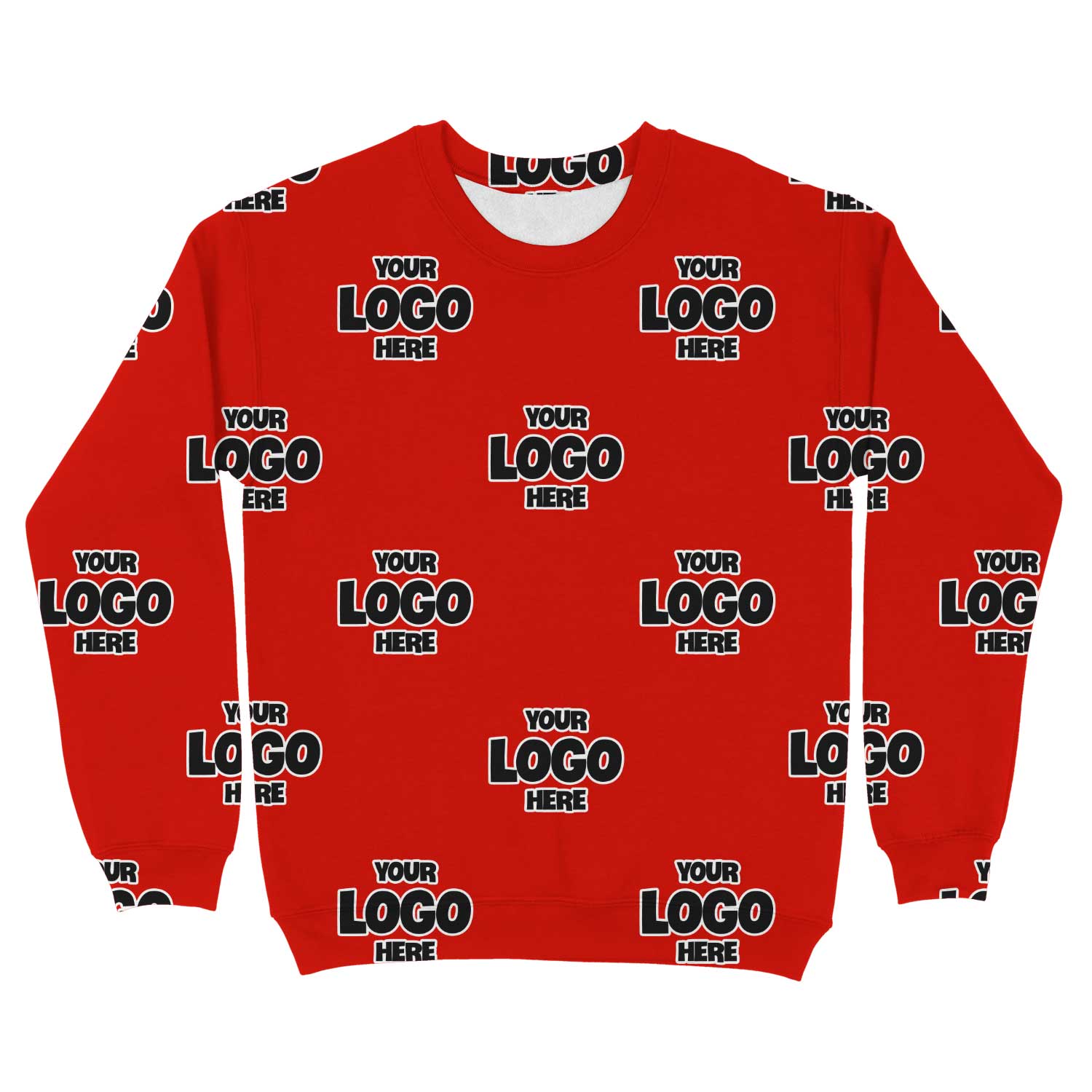 Personalised Full-Print Sweatshirt with Your Business Logo