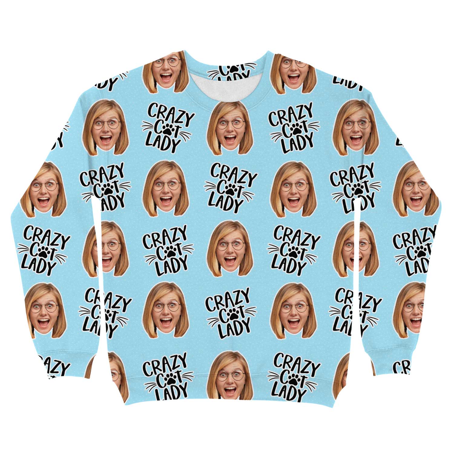 Crazy Cat Lady Personalised Sweatshirt