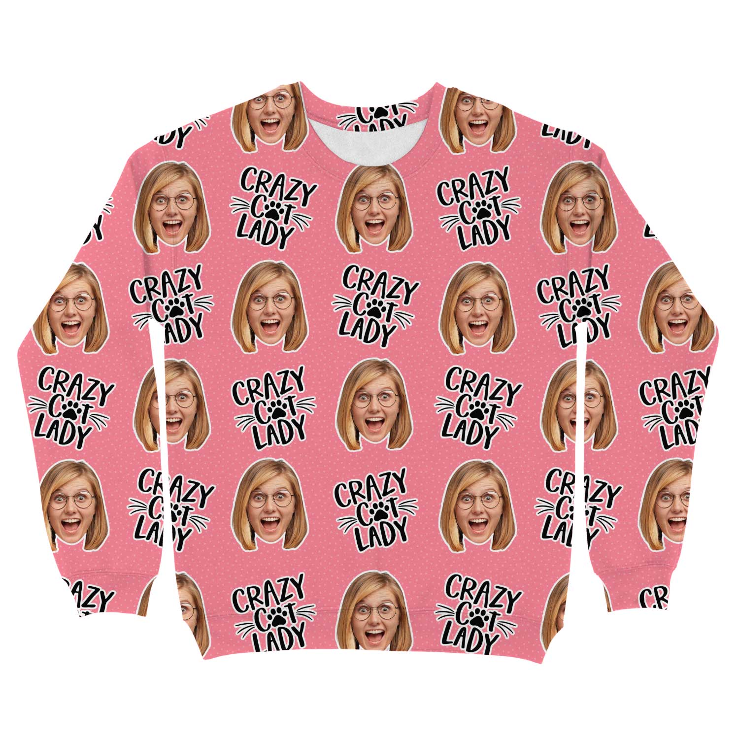 Crazy Cat Lady Personalised Sweatshirt