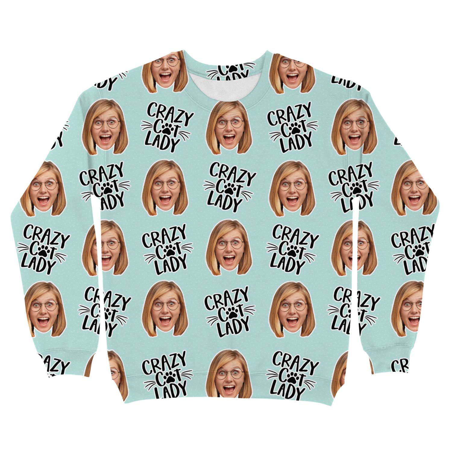 Crazy Cat Lady Personalised Sweatshirt