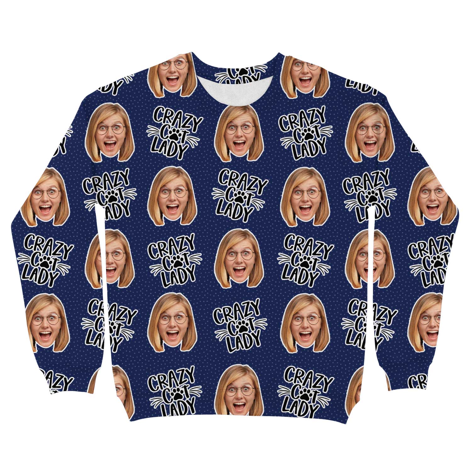 Crazy Cat Lady Personalised Sweatshirt