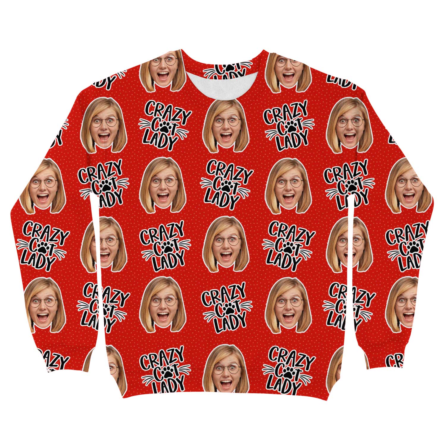 Crazy Cat Lady Personalised Sweatshirt