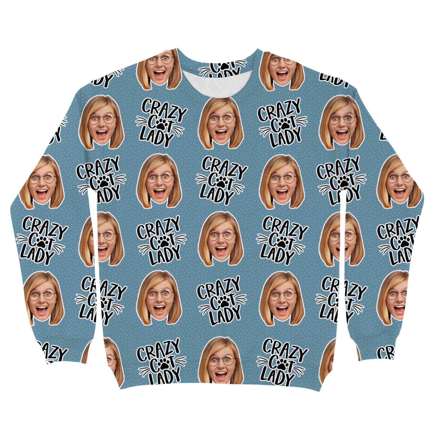 Crazy Cat Lady Personalised Sweatshirt