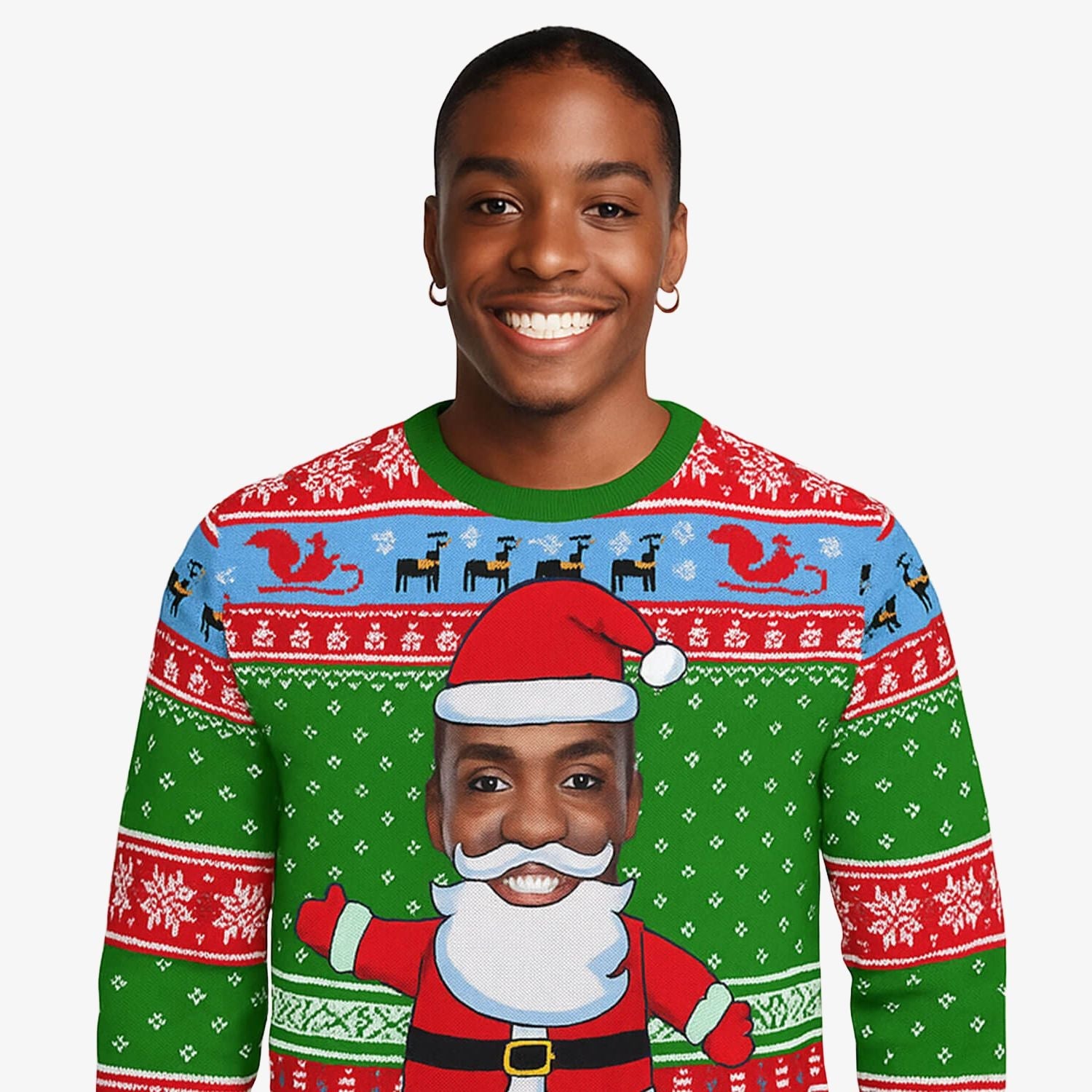Santa Claus Me Personalised Christmas Jumper