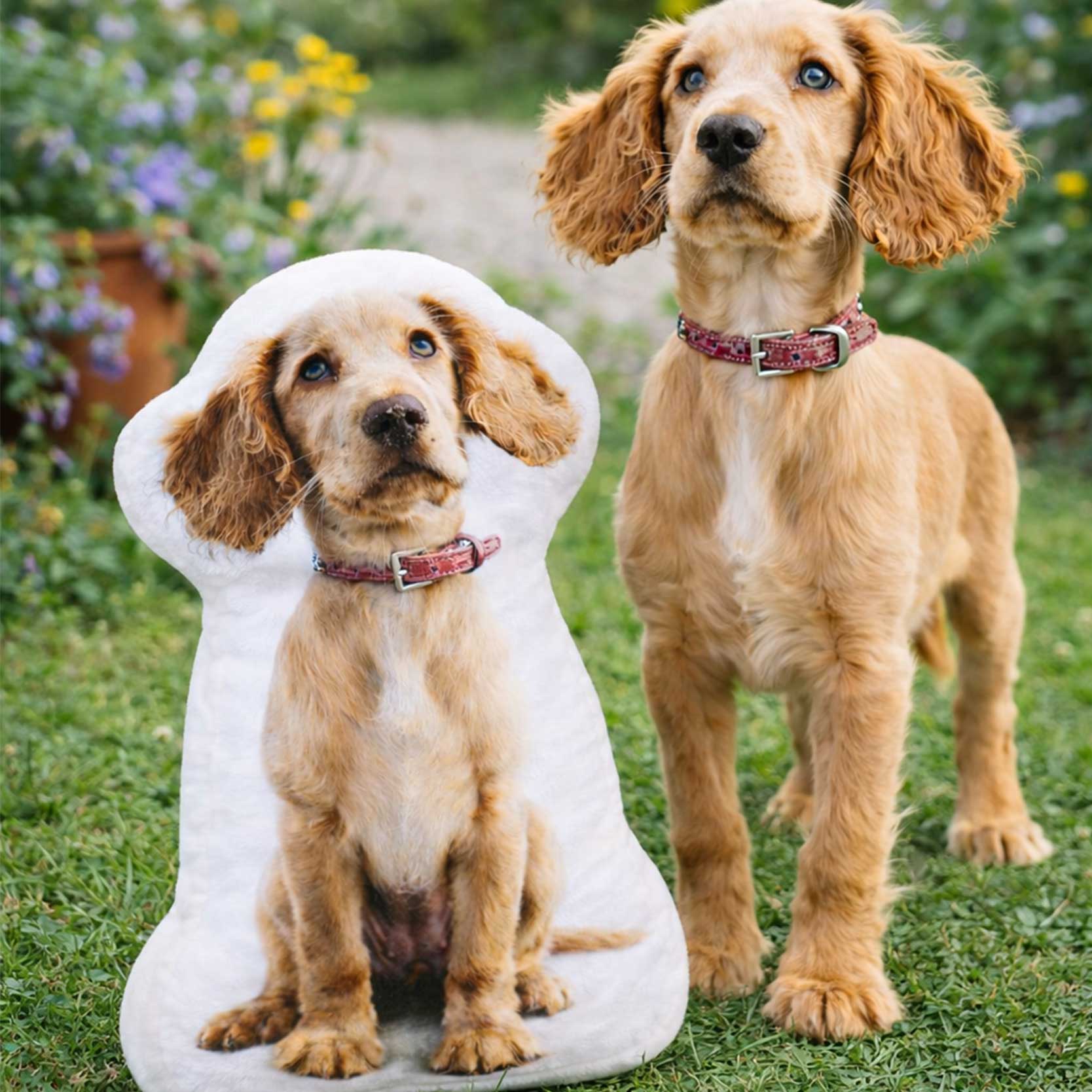Dog Shaped Face Pillow