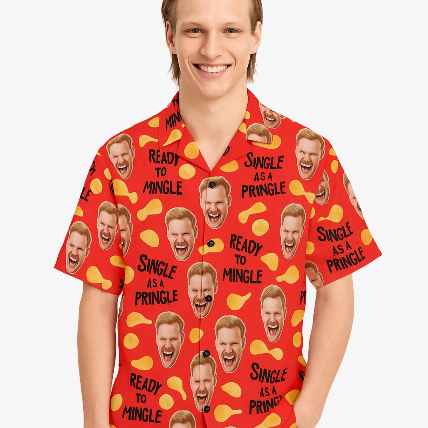 Single As A Pringle Custom Face Shirt