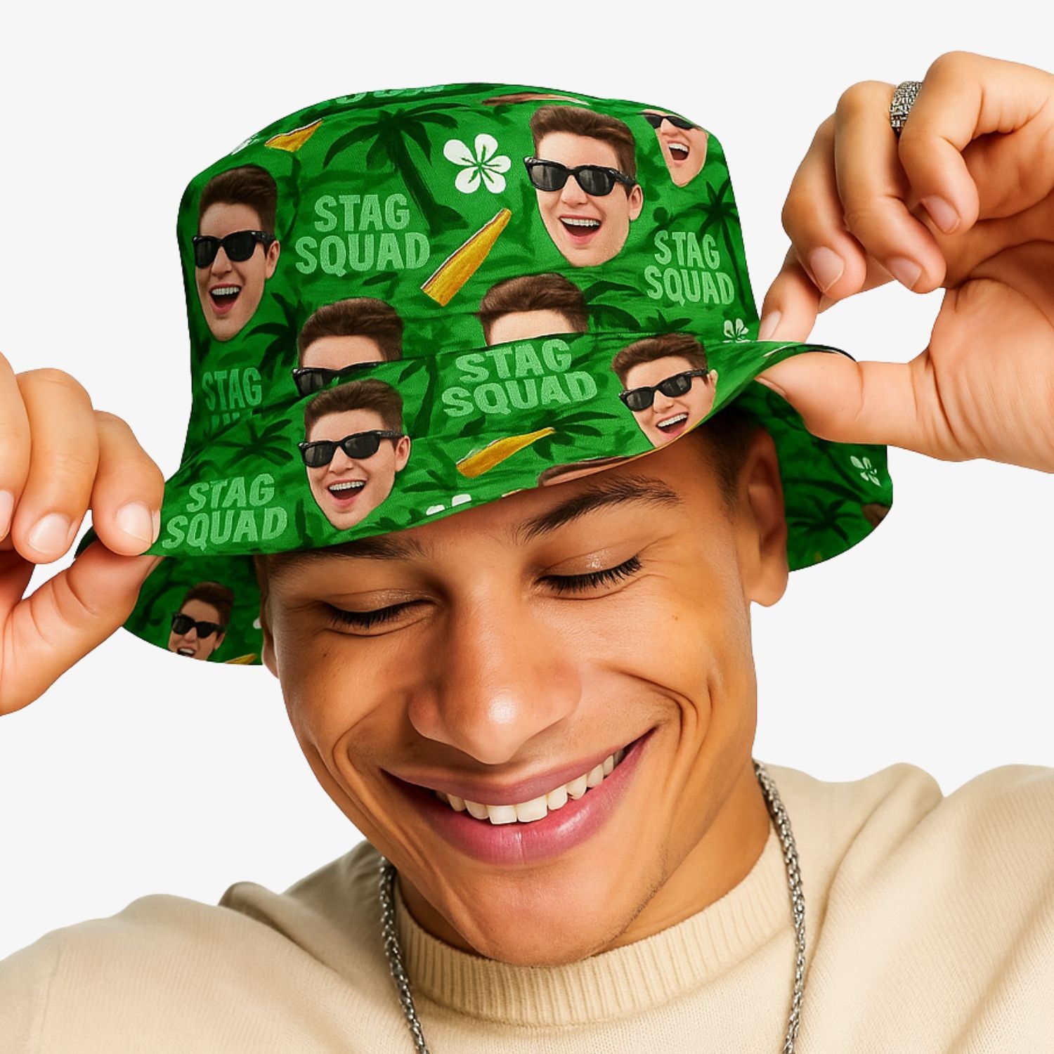 Stag Squad Custom Bucket Hat