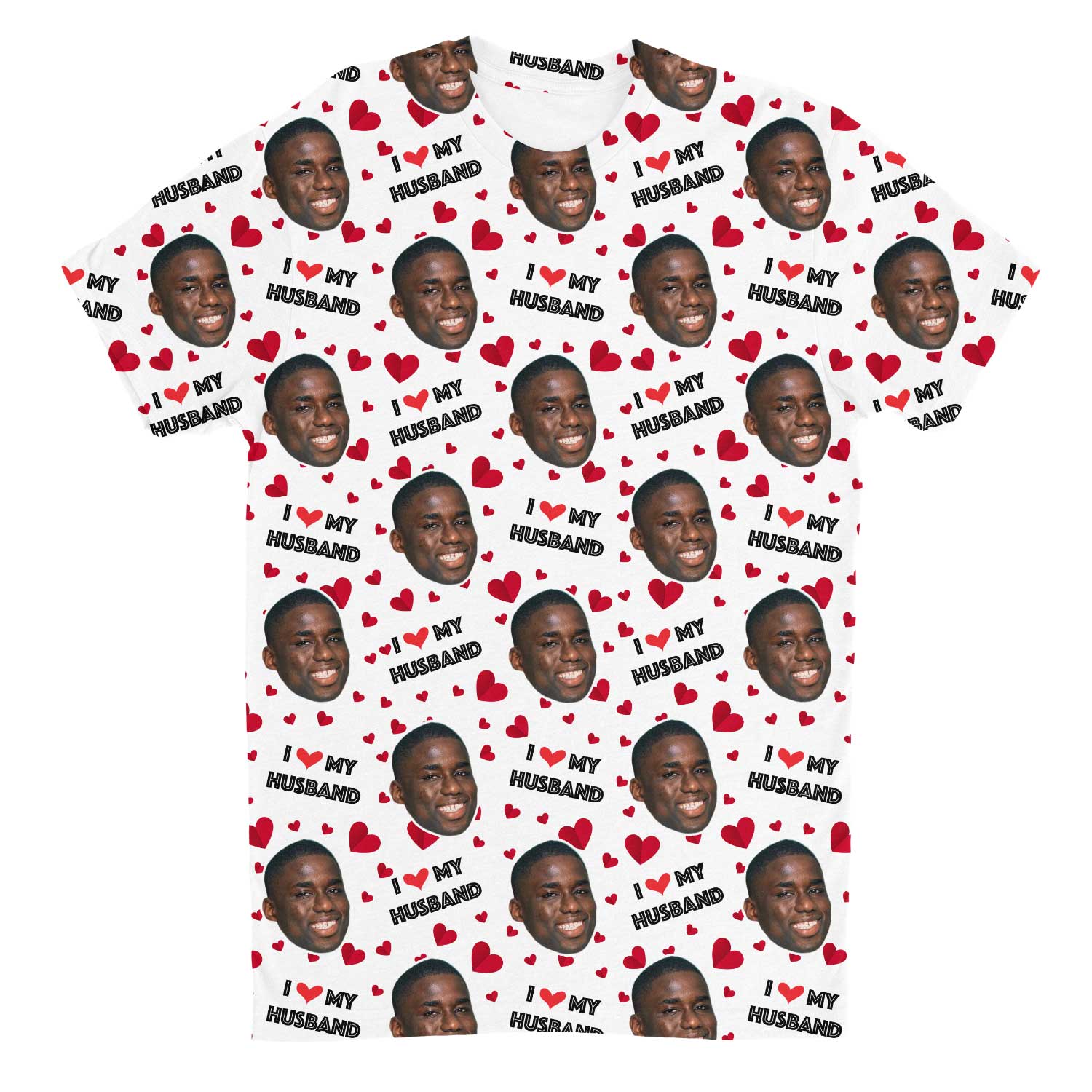 I Love My Husband Custom T-Shirt