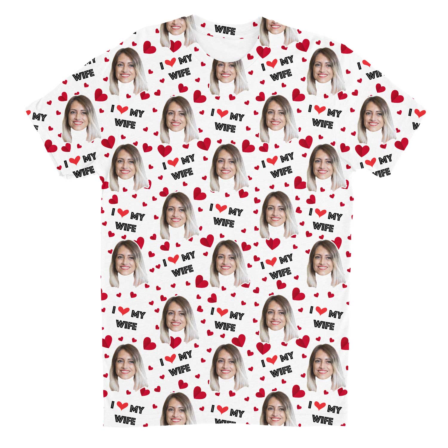 I Love My Wife Custom T-Shirt