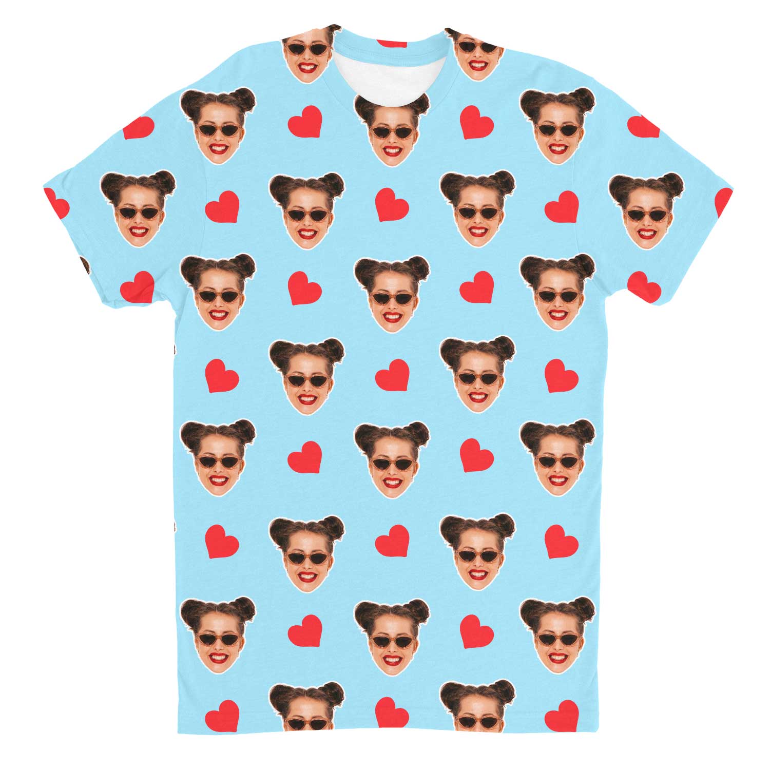 Red Hearts Custom T-Shirt