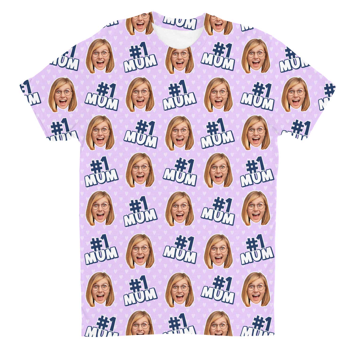 Number 1 Mum Custom T-Shirt