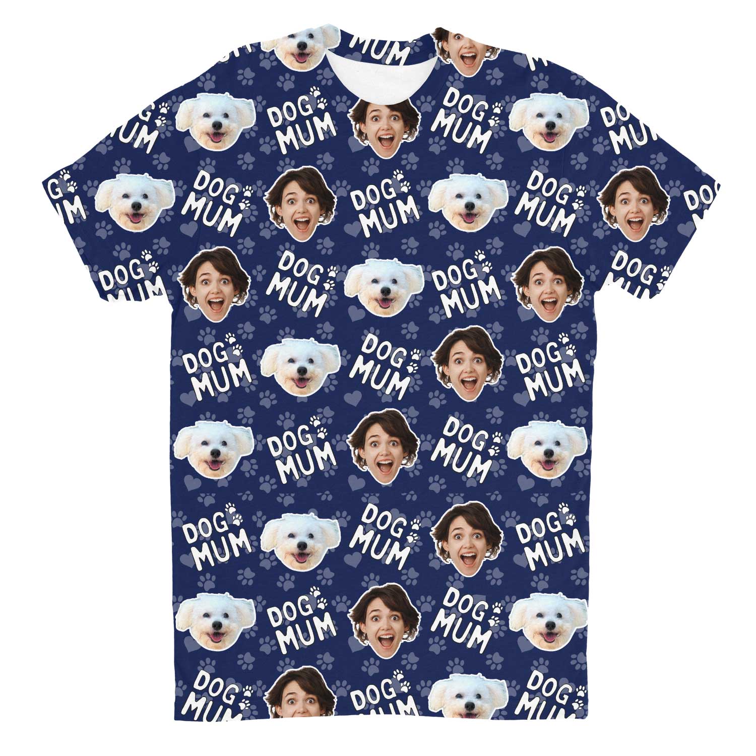 Dog Mum Custom T-Shirt