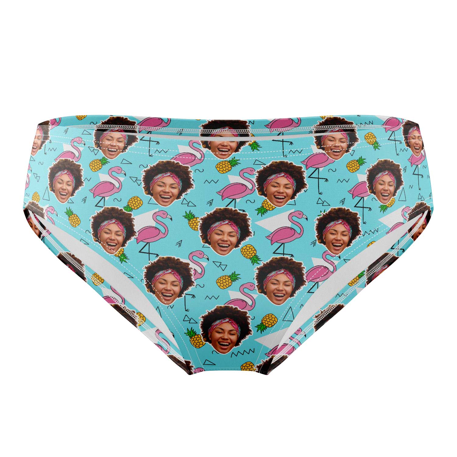 Flamingo Custom Swim Trunks - Funny Swim Trunks