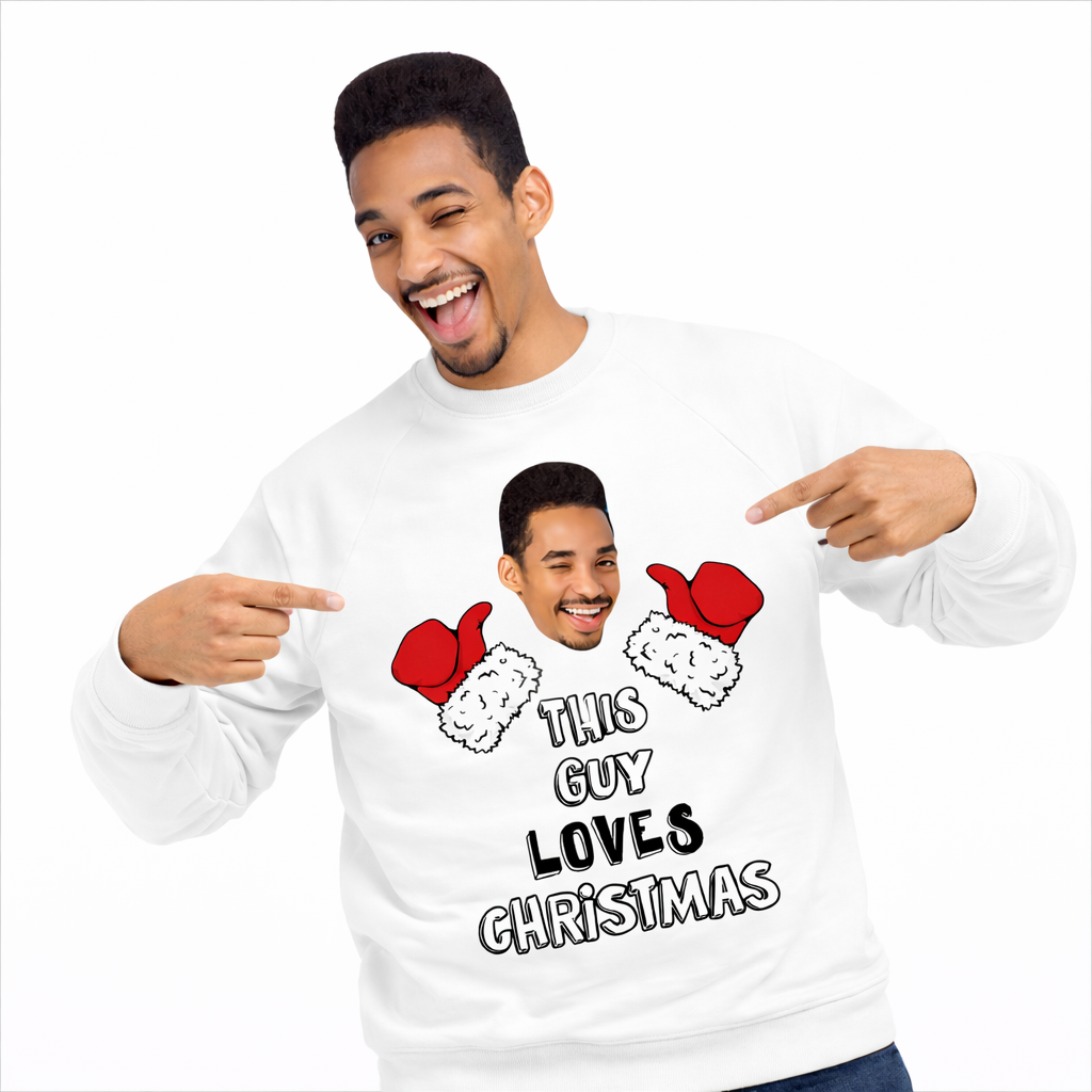 This Guy Loves Christmas Sweatshirt