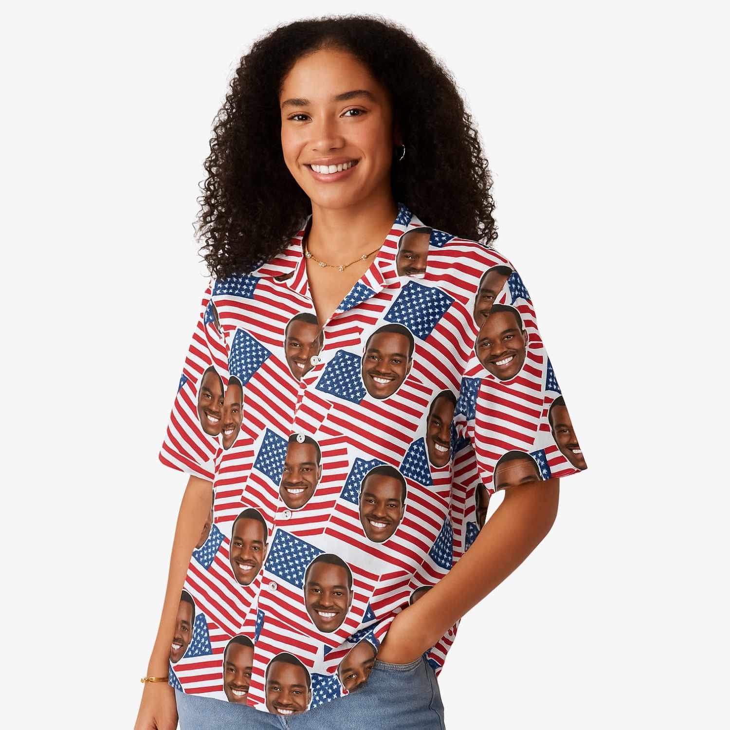USA Flags Custom Hawaiian Shirt
