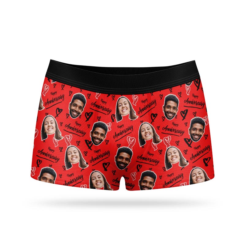 Personalised Boxer Shorts, Mens Personalized Boxers Briefs, Custom Printed  Underwear Gift for Groom Wedding Fathers Day Boyfriend Husband -  Hong  Kong