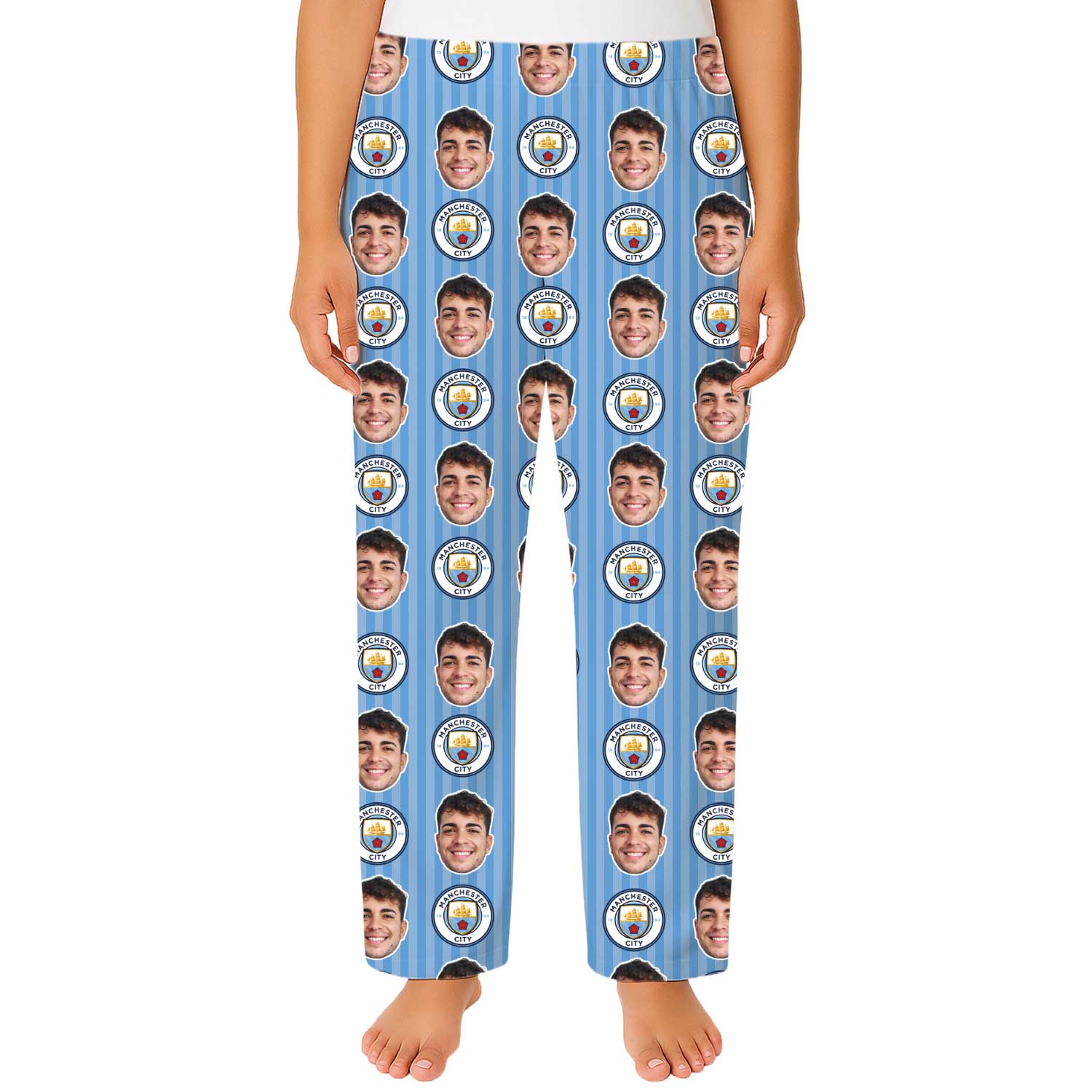 Man City Women's Personalised PJ Bottoms