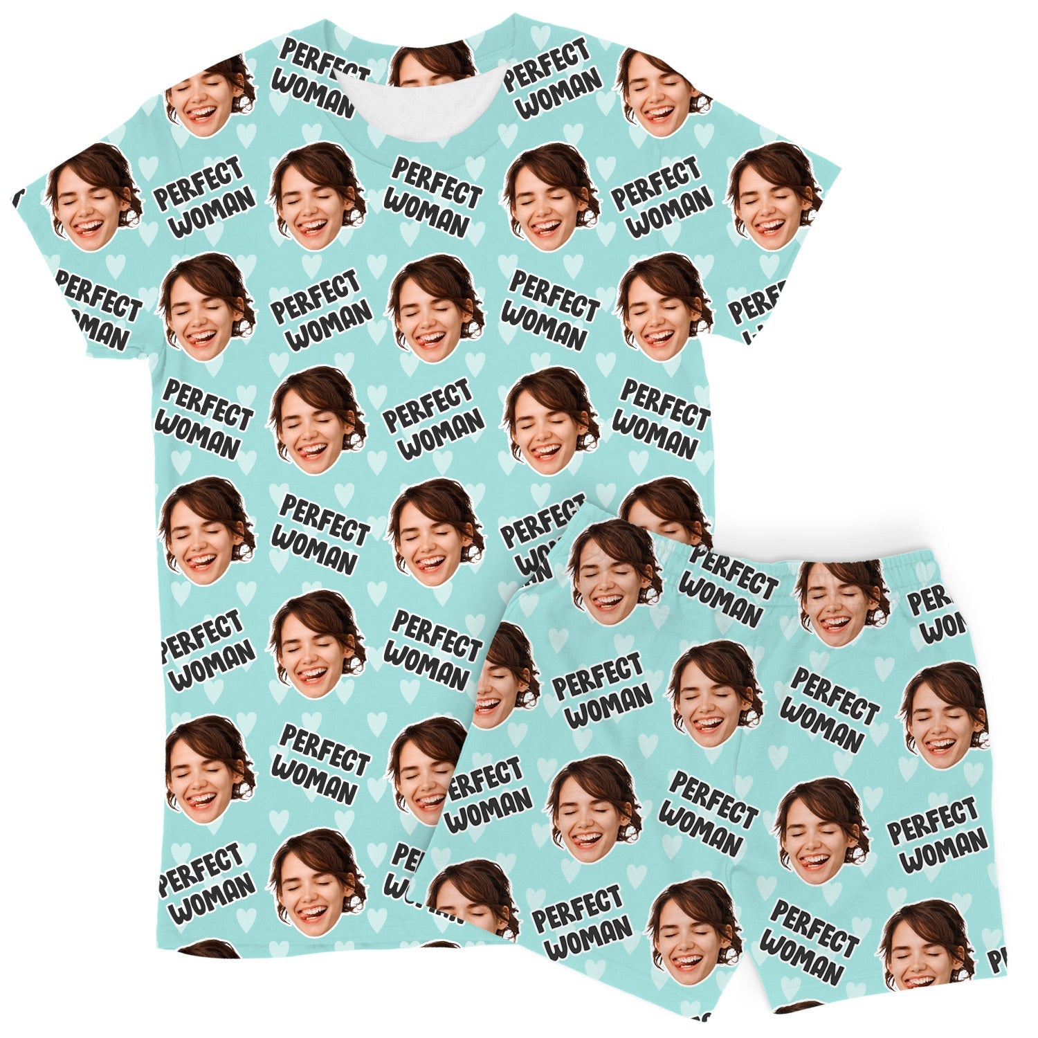 Women's Perfect Woman Personalised PJs - Shorts Set