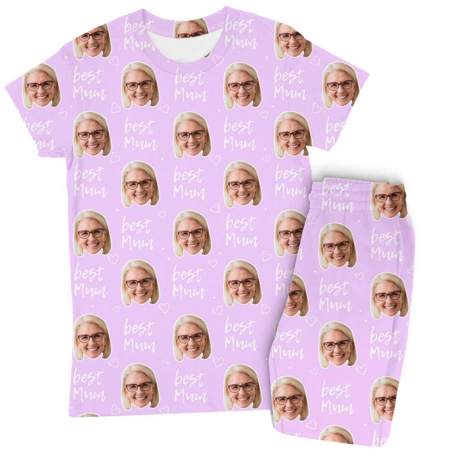 Women's Best Mum Personalised Pyjamas - Trouser Set