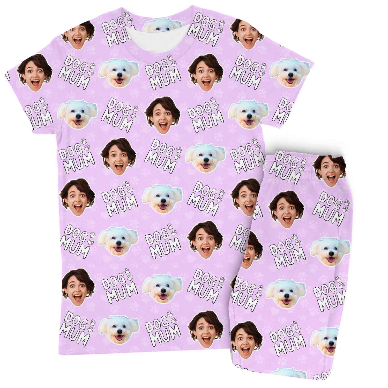 Women's Dog Mum Personalised Pyjamas - Trouser Set