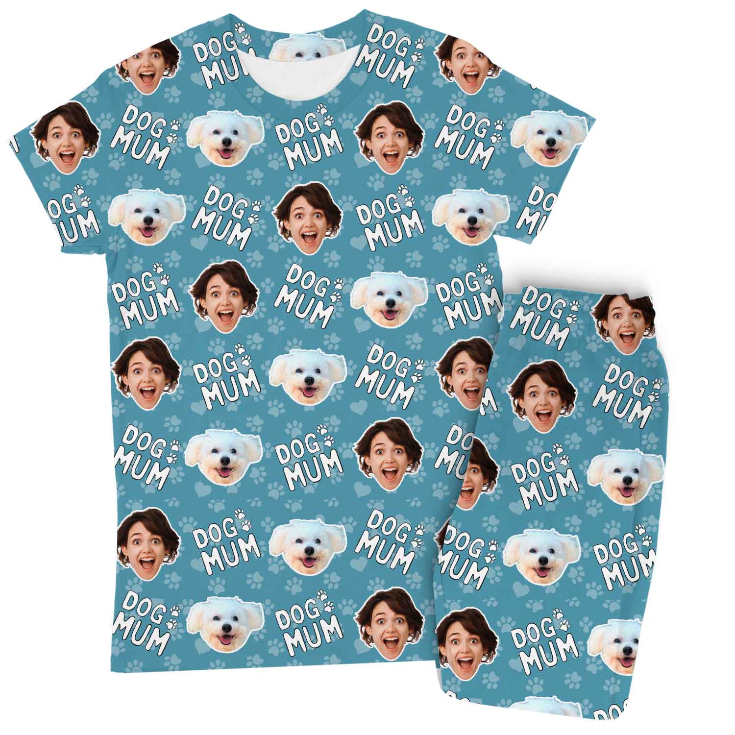 Women's Dog Mum Personalised Pyjamas - Trouser Set