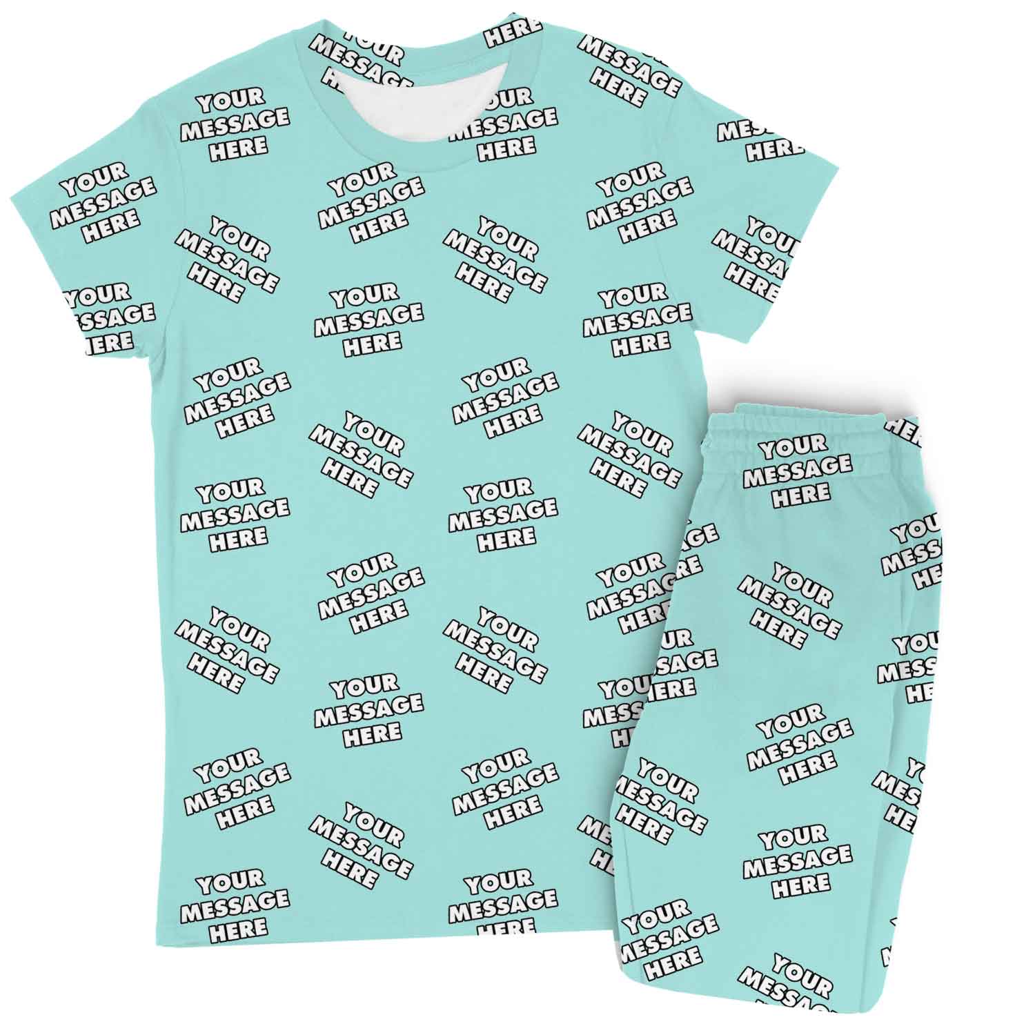 Women's Personalised Message Pyjamas - Trouser Set