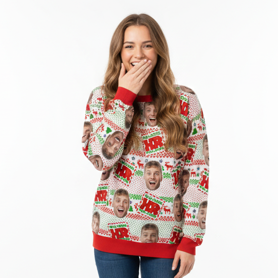 Walking HR Violation Personalised Christmas Jumper