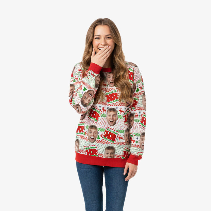 Walking HR Violation Personalised Christmas Jumper