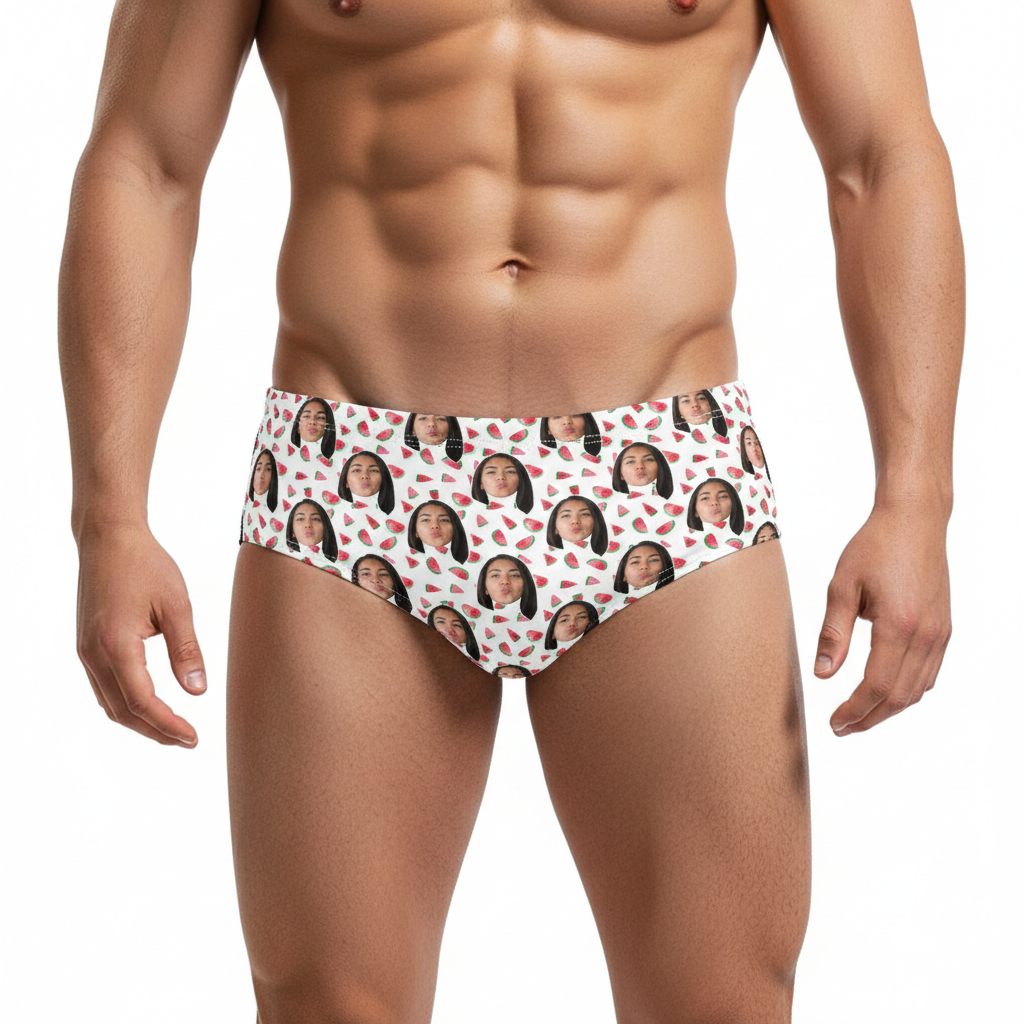 Watermelon Personalised Swim Trunks