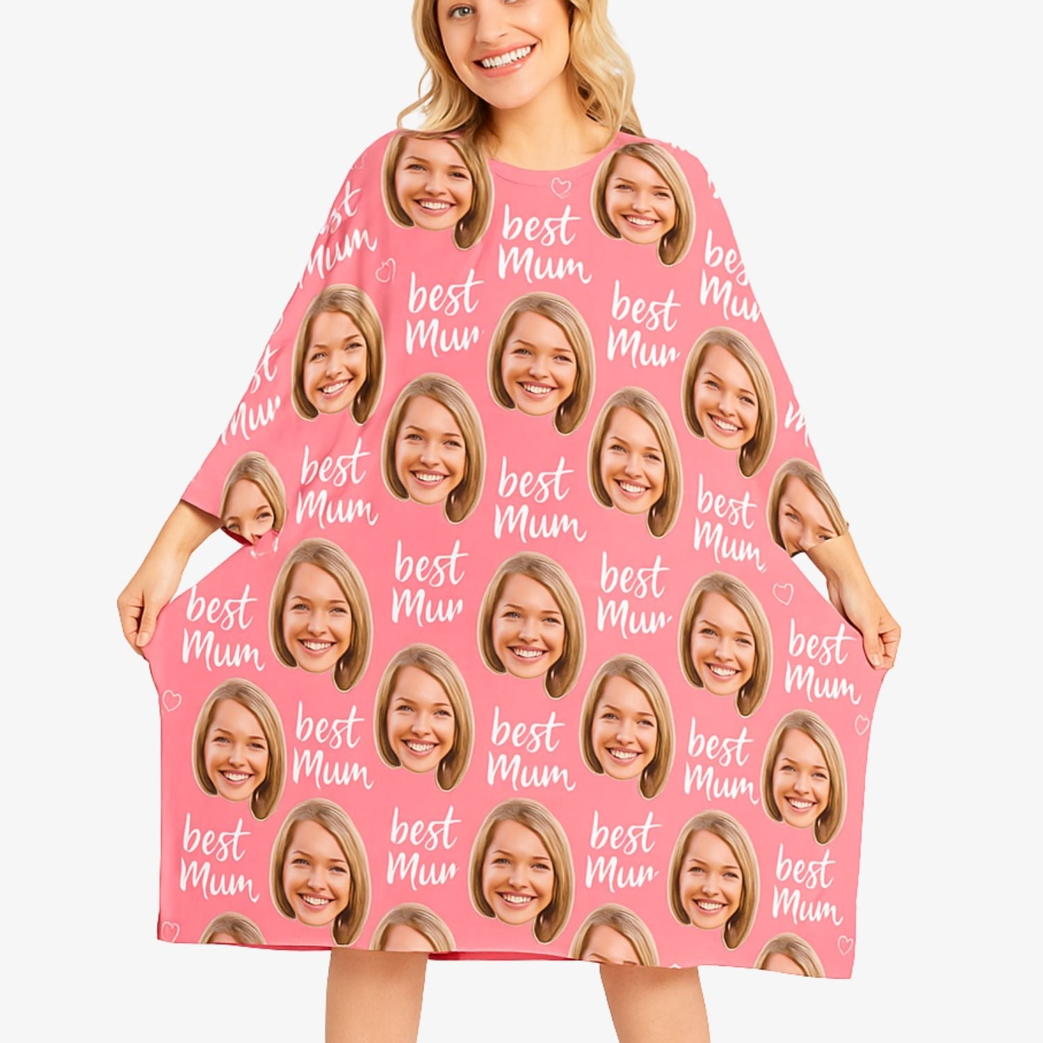 womens best mum oversized sleep tee