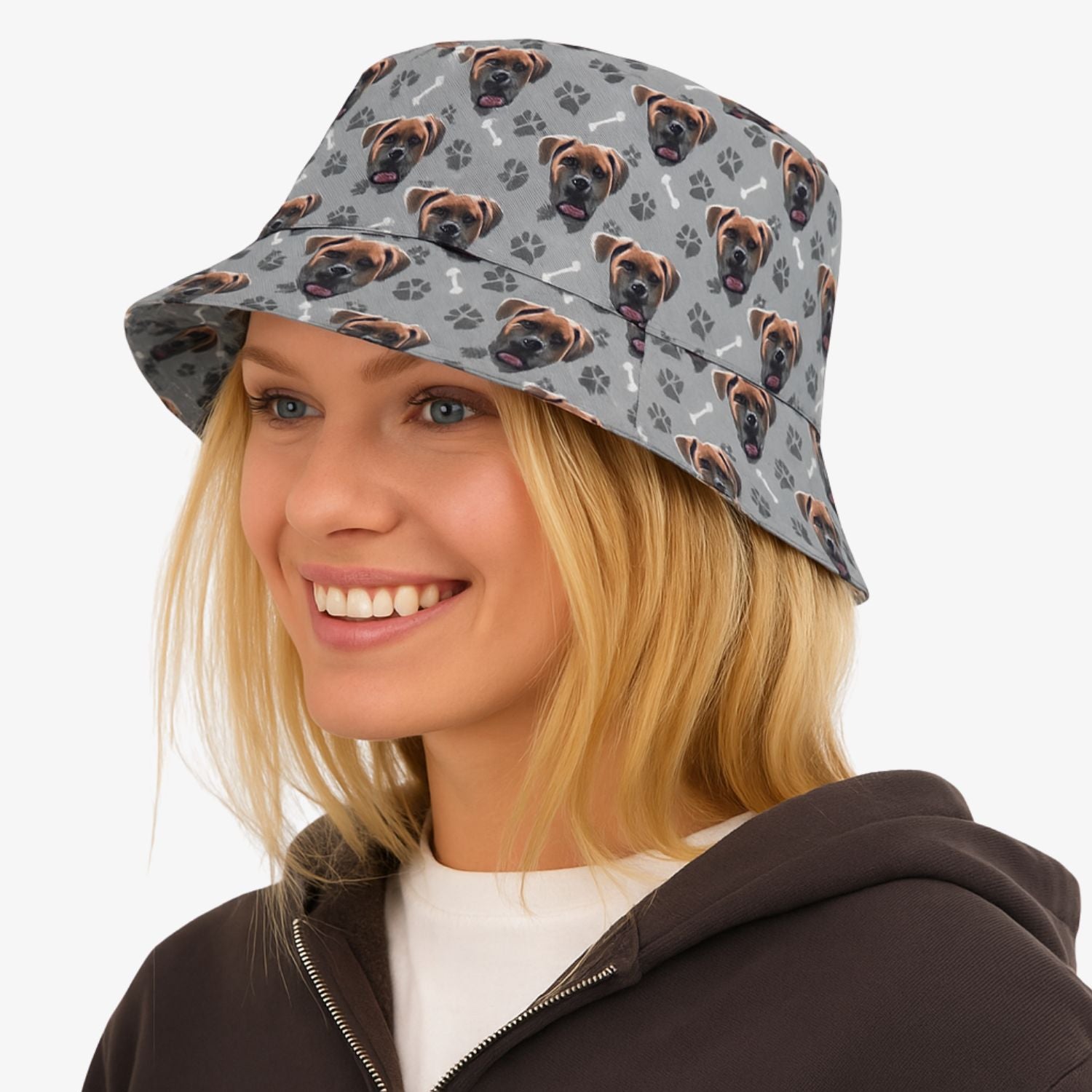 Dog Face Custom Bucket Hat