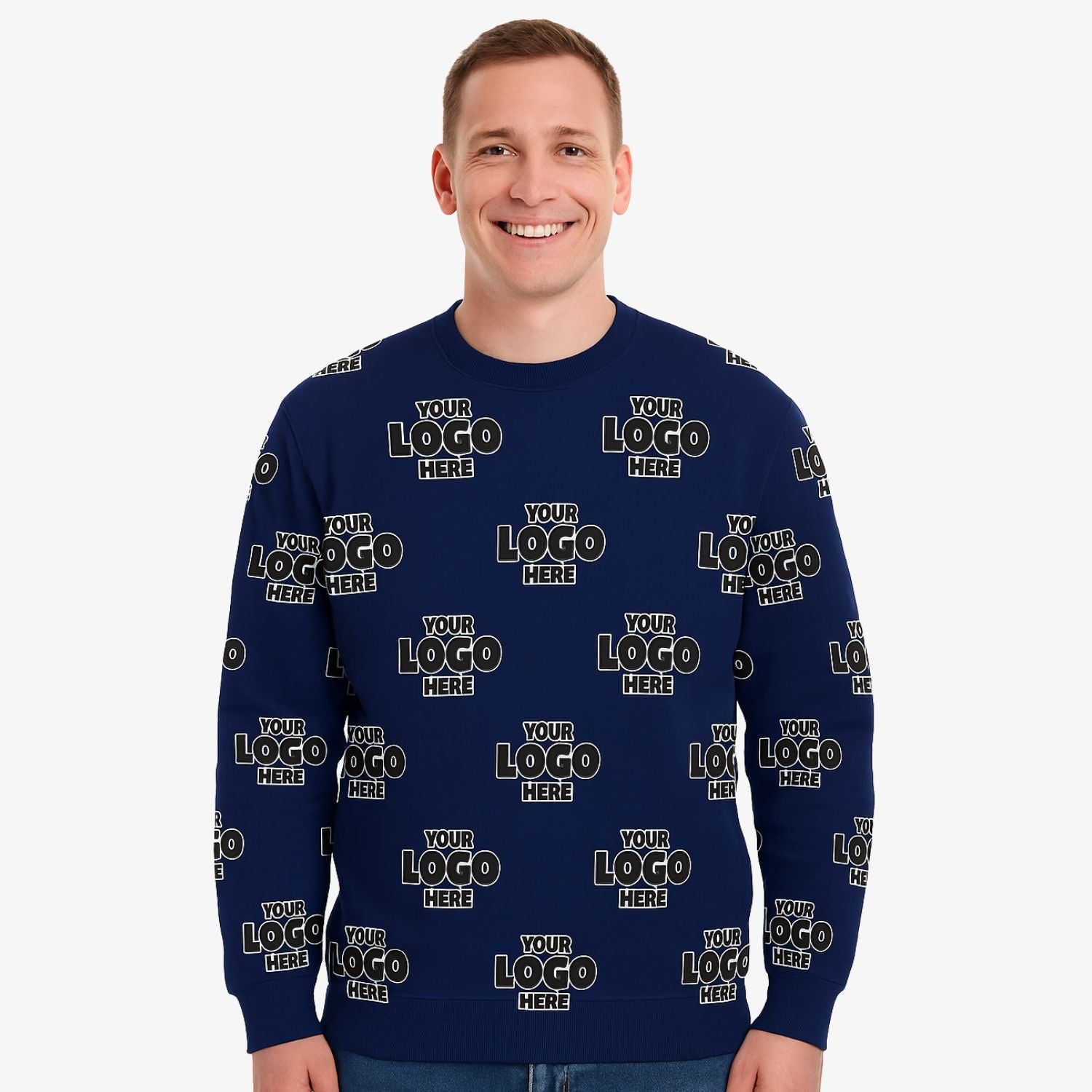 Personalised Full-Print Sweatshirt with Your Business Logo