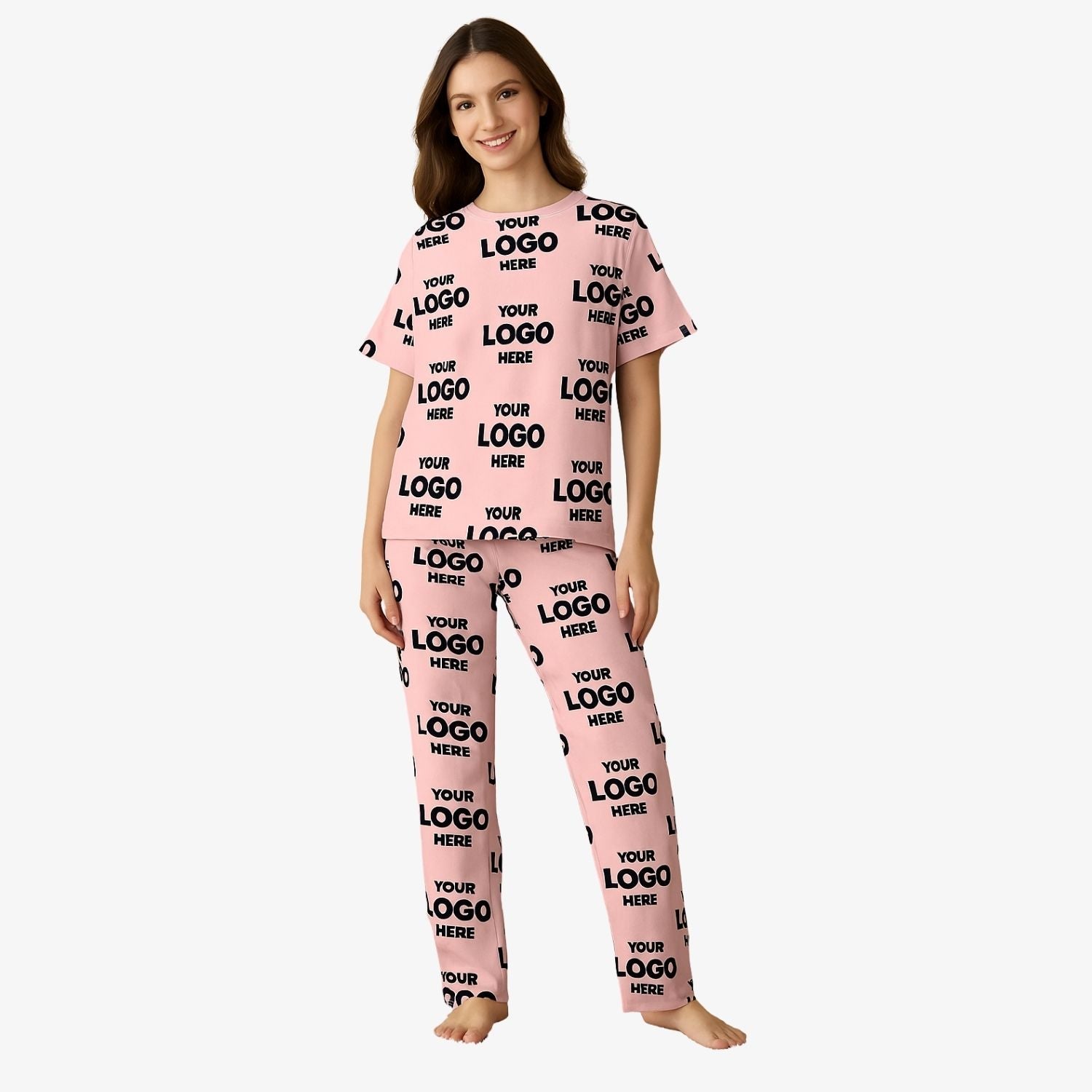 Women's custom your Logo here Personalised Pyjama