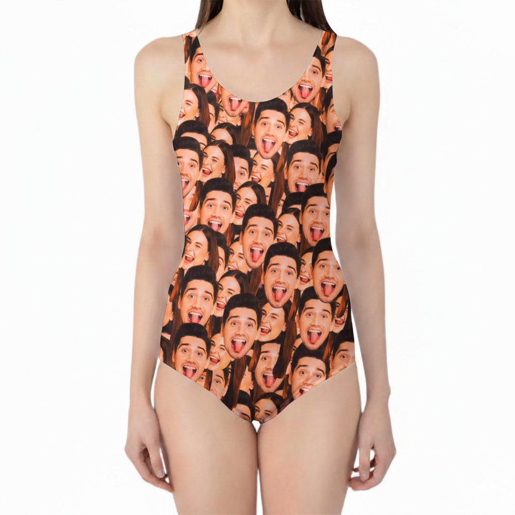 Face Mash Personalised Swimsuit