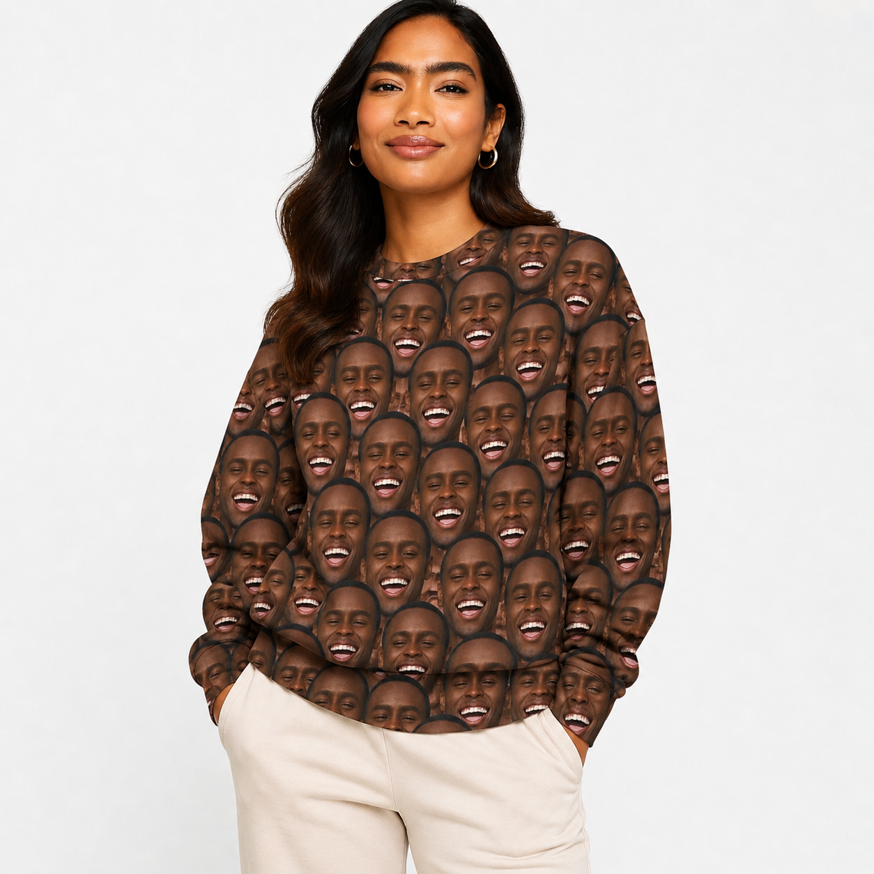 Face Mash Personalised Sweatshirt