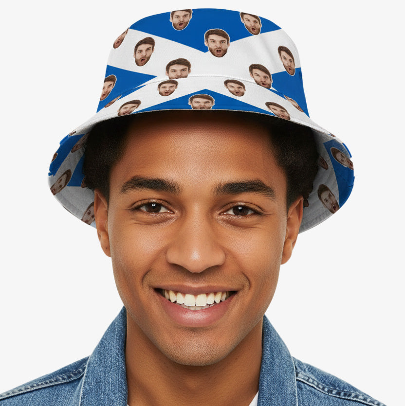 Scotland Flag Custom Bucket Hat